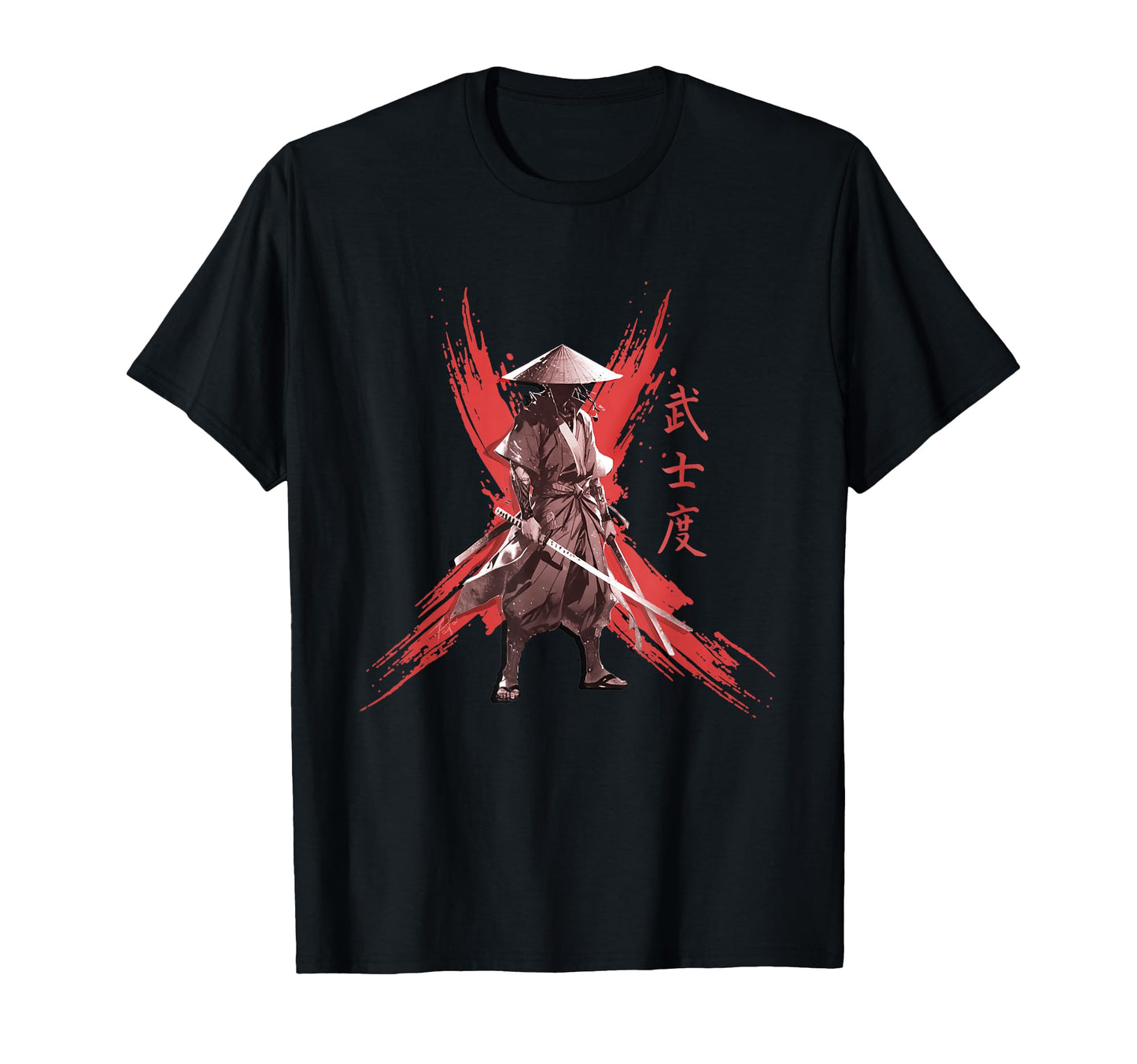 Bushido Sword Japanese Samurai T-Shirt - Custom Art Print Men Women - T-Shirt, Sweatshirt, Hoodie