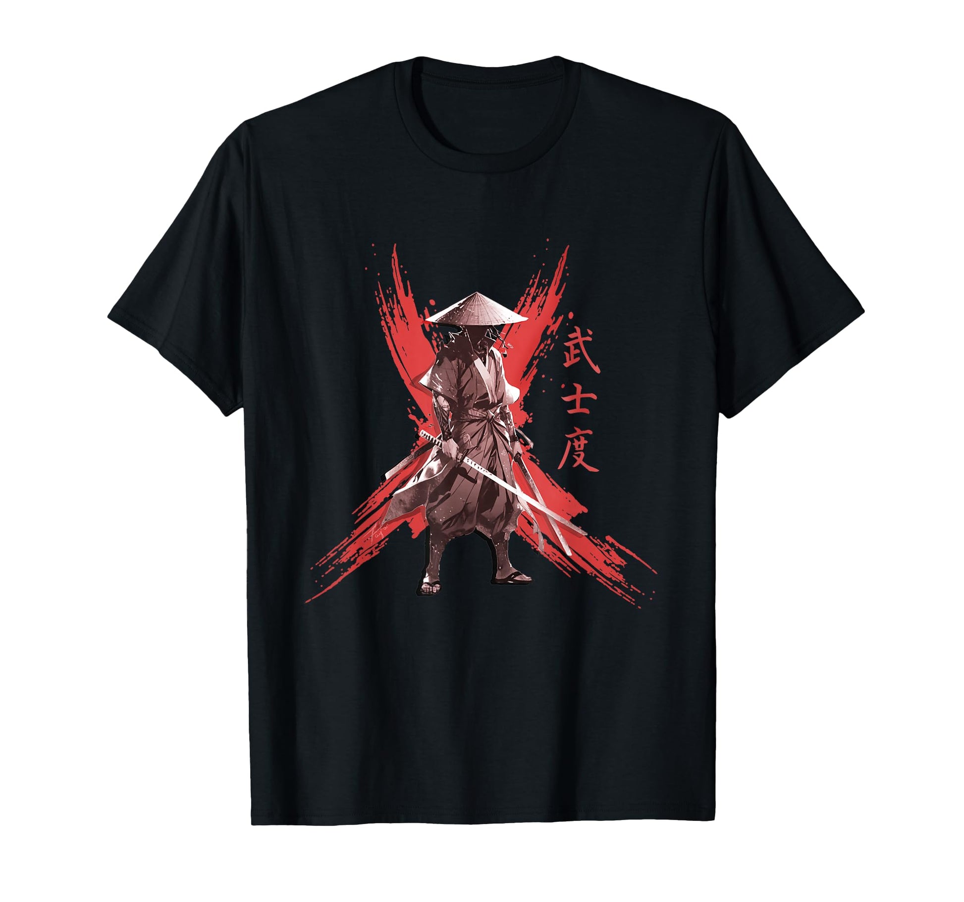 Bushido Sword Japanese Samurai T-Shirt - Custom Art Print Men Women - T-Shirt, Sweatshirt, Hoodie