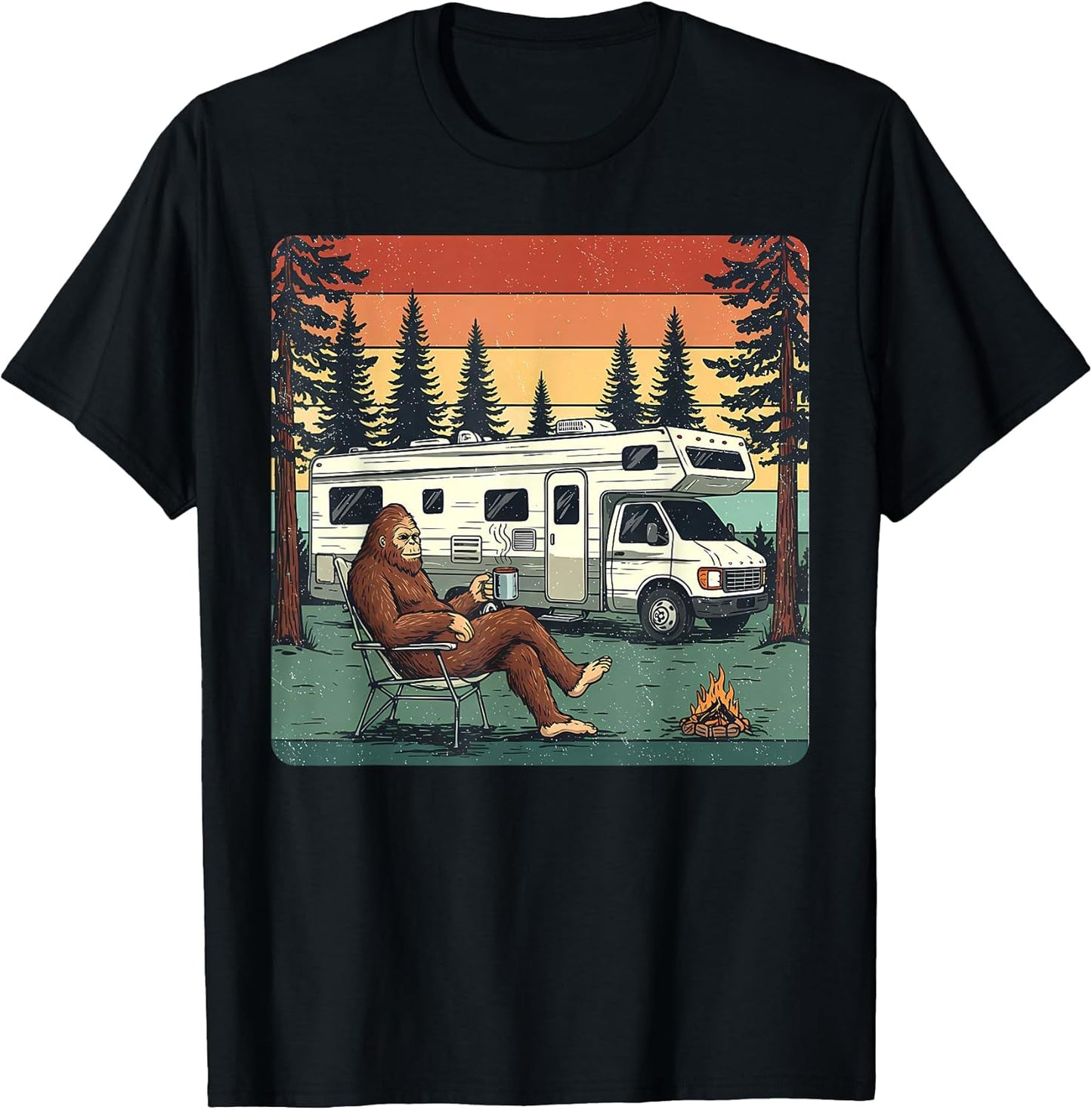 Camping Motorhome RV Bigfoot - Adult & Kids T-Shirts, Sweatshirts & Hoodies apparel design preview 1