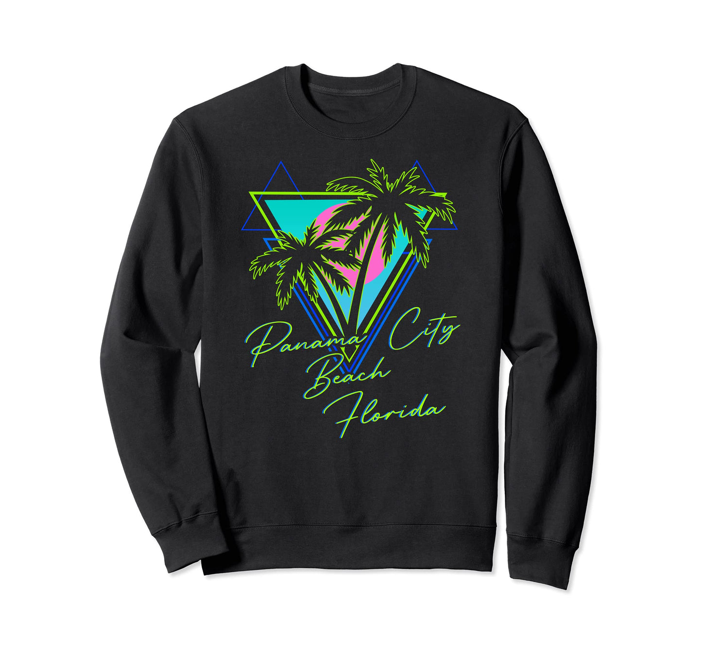 Panama City Beach Florida 80S Sweatshirt - Trendy Graphic for Adults - T-Shirt, Sweatshirt, Hoodie
