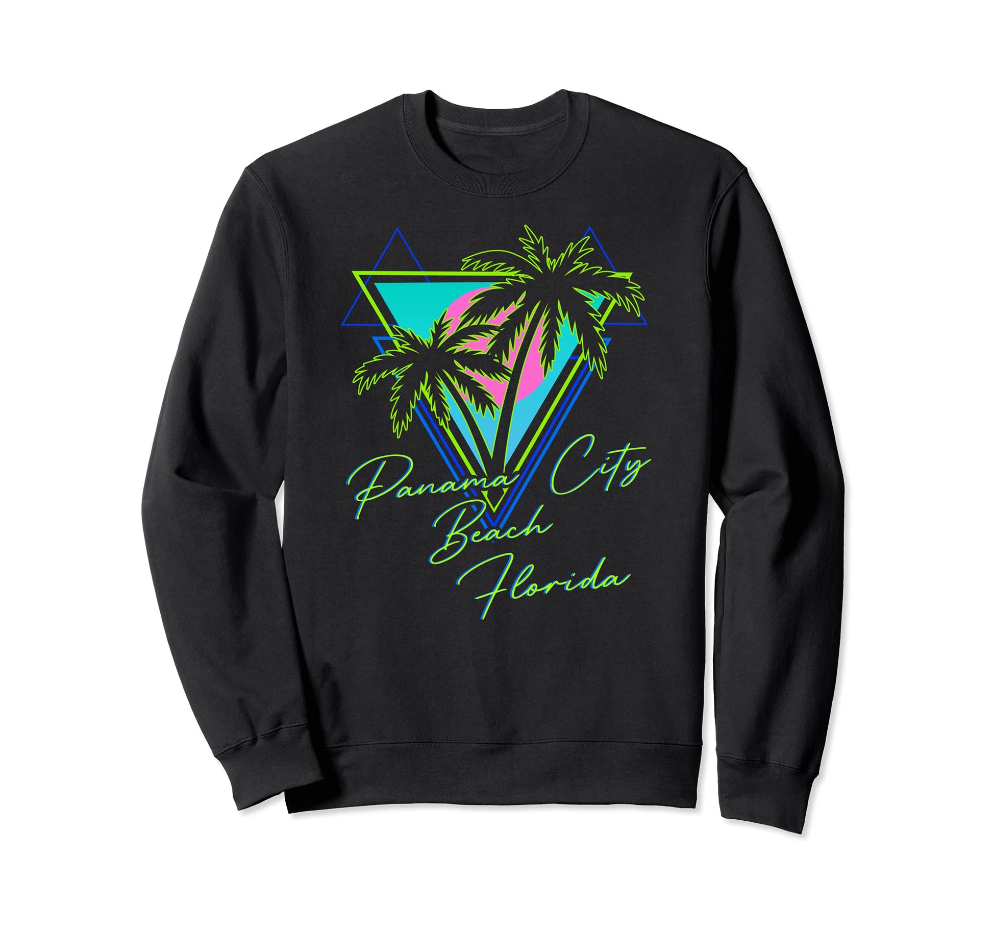 Panama City Beach Florida 80S Sweatshirt - Trendy Graphic for Adults - T-Shirt, Sweatshirt, Hoodie