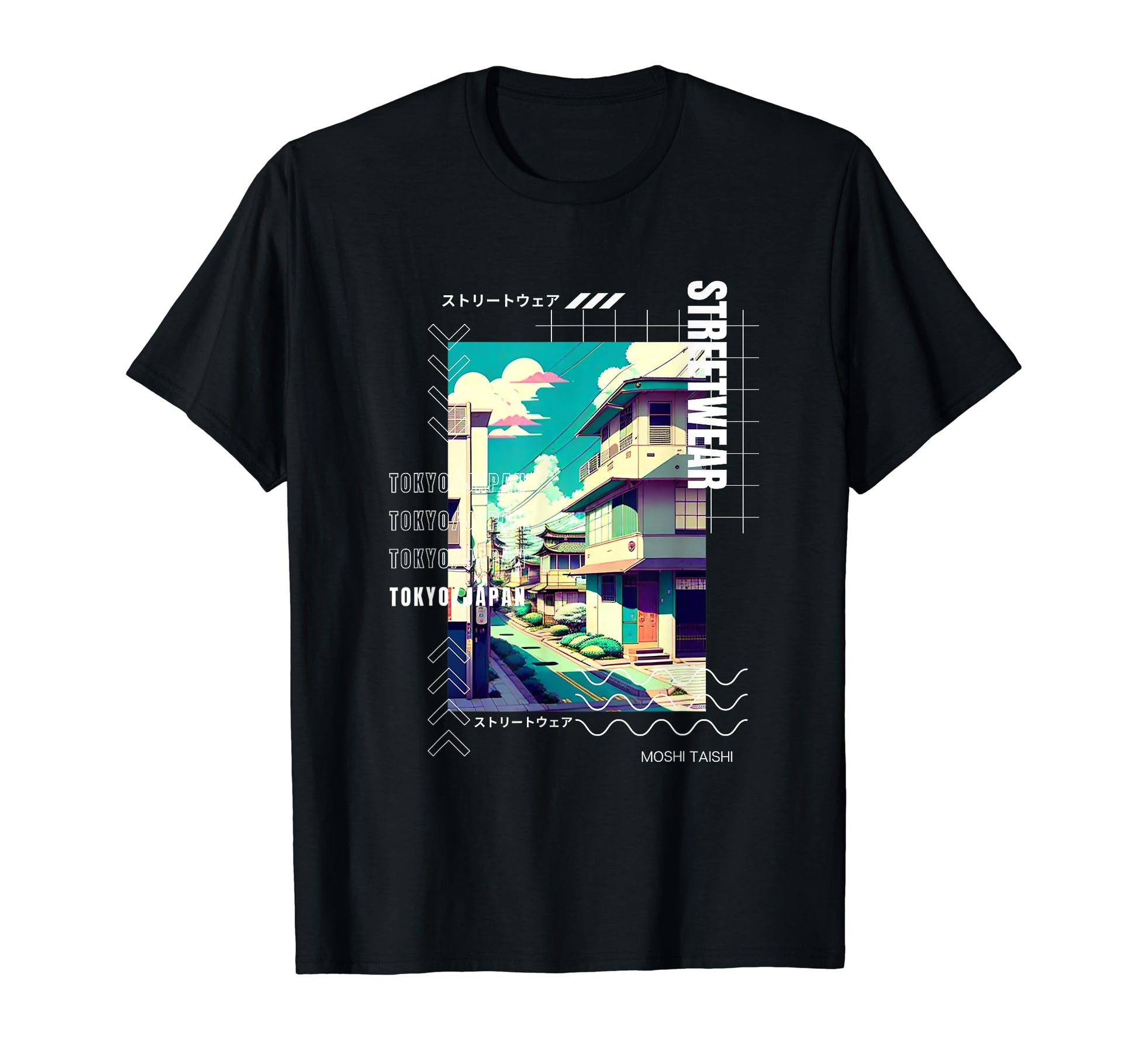 Lofi Tokyo Japanese Streetwear Vaporwave T-Shirt - Novelty Apparel Unisex - T-Shirt, Sweatshirt, Hoodie