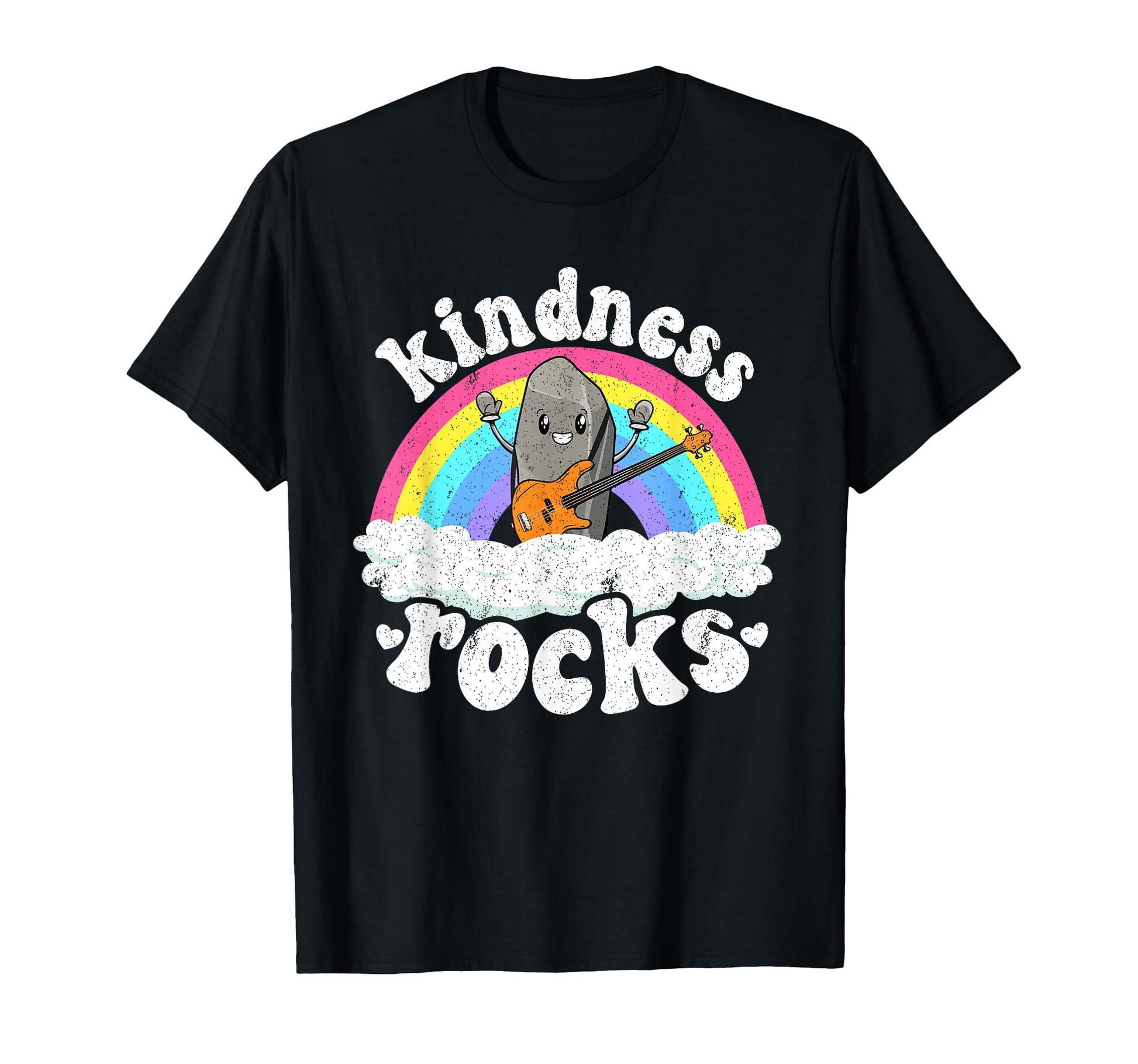 Anti Bullying Rainbow Music Teacher T-Shirt - Casual Everyday Wear Unisex - T-Shirt, Sweatshirt, Hoodie