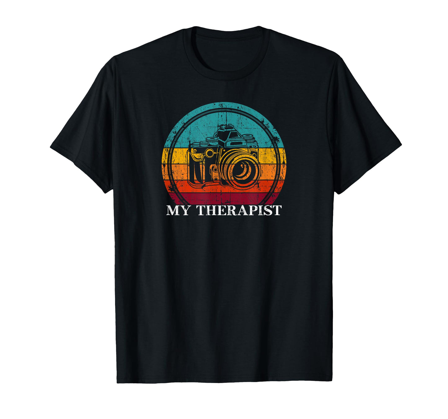 Camera My Therapist Funny T-Shirt - Aesthetic Graphic Men Women - T-Shirt, Sweatshirt, Hoodie