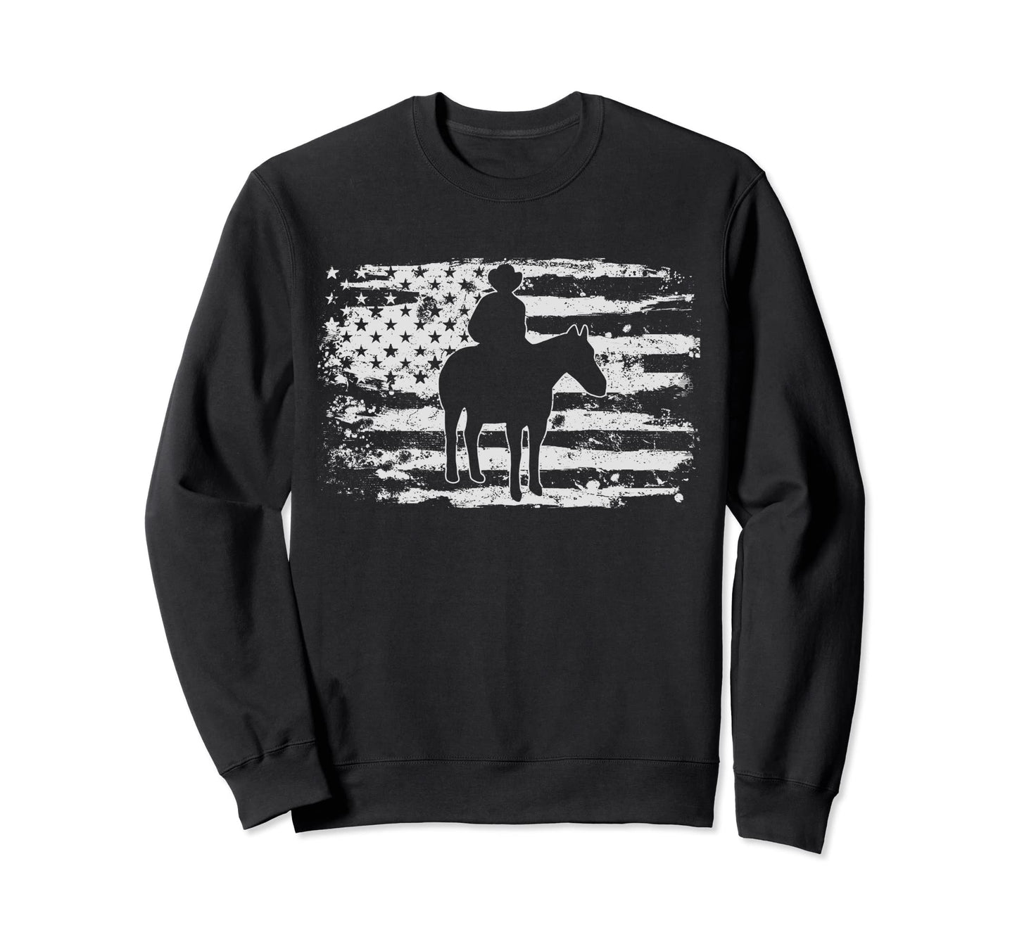 Cowboy Rodeo Horse Riding Gift Sweatshirt - Casual Everyday Wear Men Women - T-Shirt, Sweatshirt, Hoodie