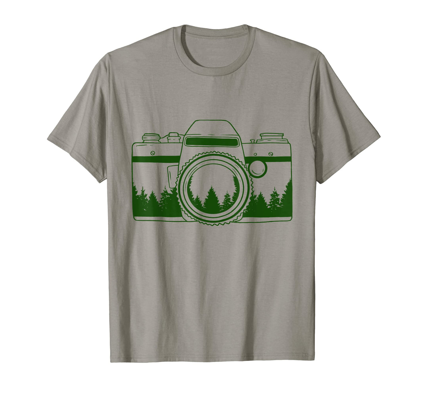 Photographer Camera Trees Nature T-Shirt - Fun Novelty Design Unisex - T-Shirt, Sweatshirt, Hoodie