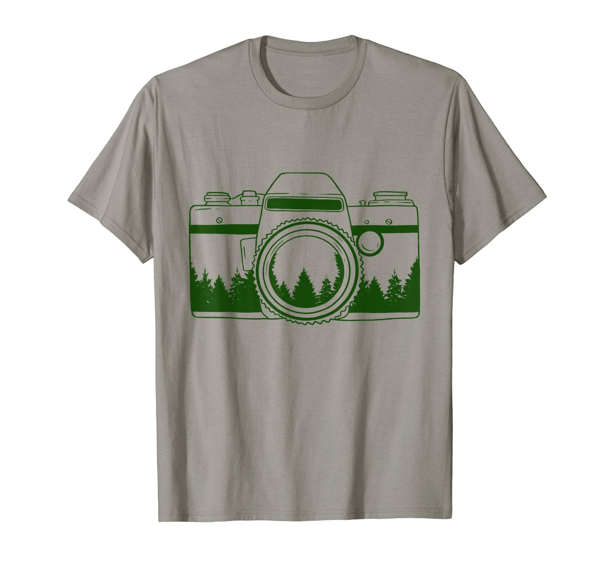 Photographer Camera Trees Nature T-Shirt - Fun Novelty Design Unisex - T-Shirt, Sweatshirt, Hoodie