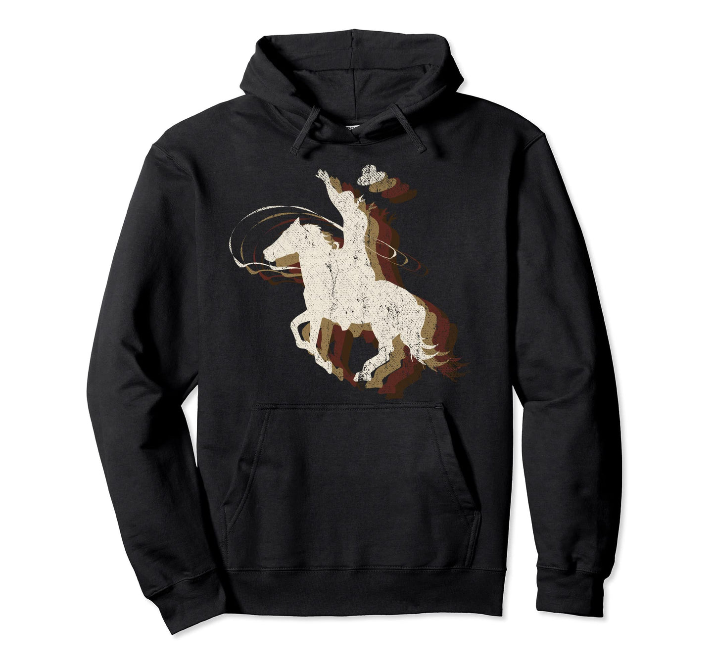 Horseback Riding Country Western Rodeo Hoodie - Unique Graphic for Adults - T-Shirt, Sweatshirt, Hoodie