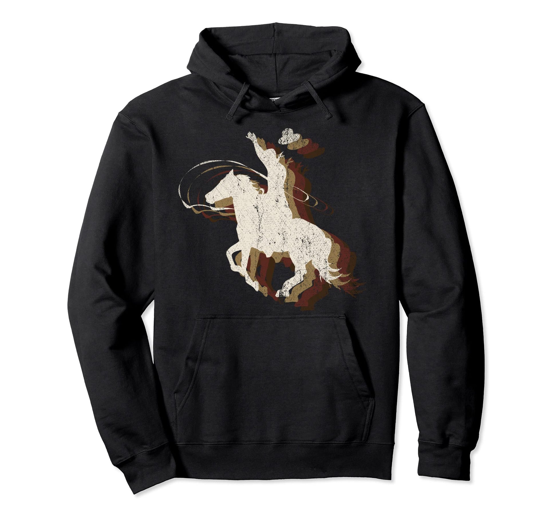 Horseback Riding Country Western Rodeo Hoodie - Unique Graphic for Adults - T-Shirt, Sweatshirt, Hoodie