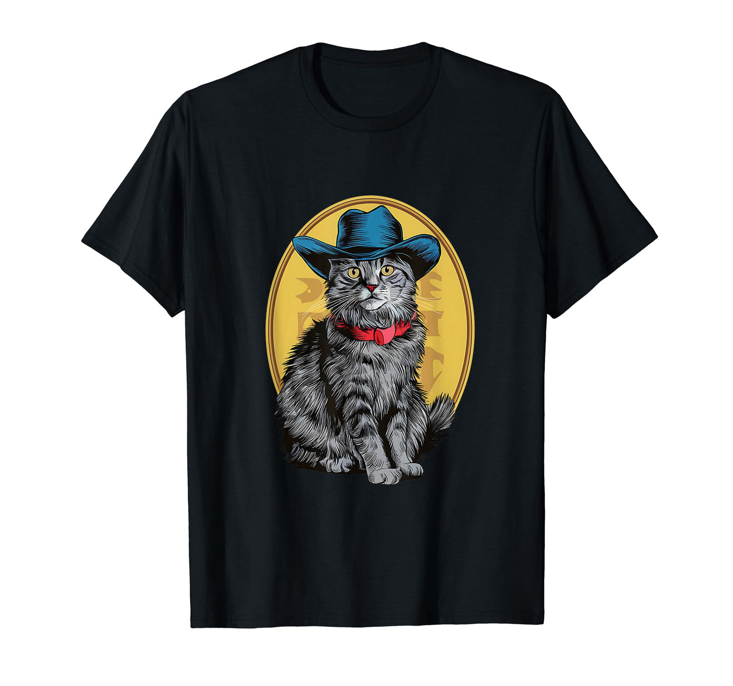 Cowboy Hat Pet Meowdy T-Shirt - Trendy Graphic Men Women - T-Shirt, Sweatshirt, Hoodie