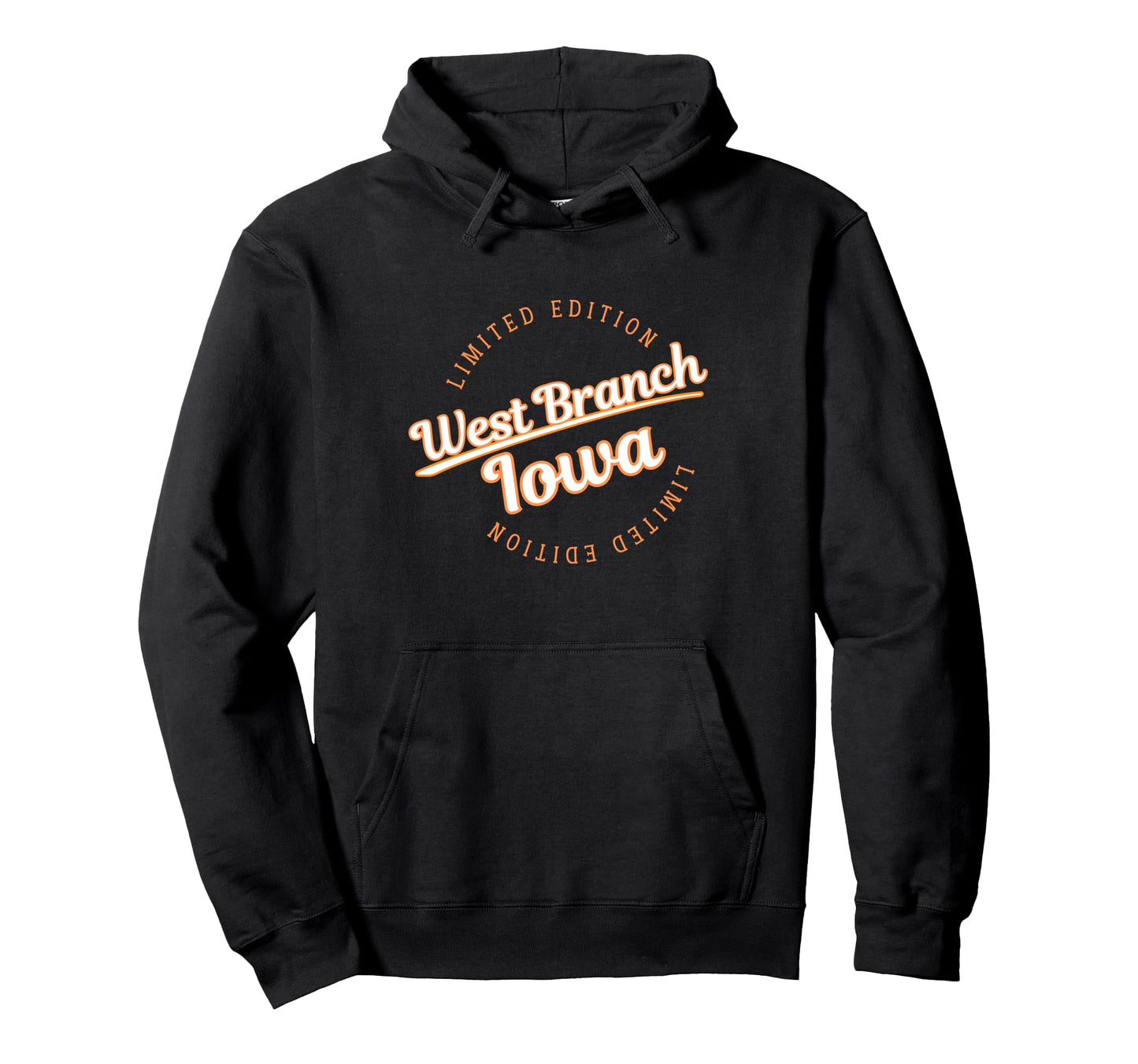Athletic West Branch Ia Hoodie - Custom Art Print for Adults - T-Shirt, Sweatshirt, Hoodie