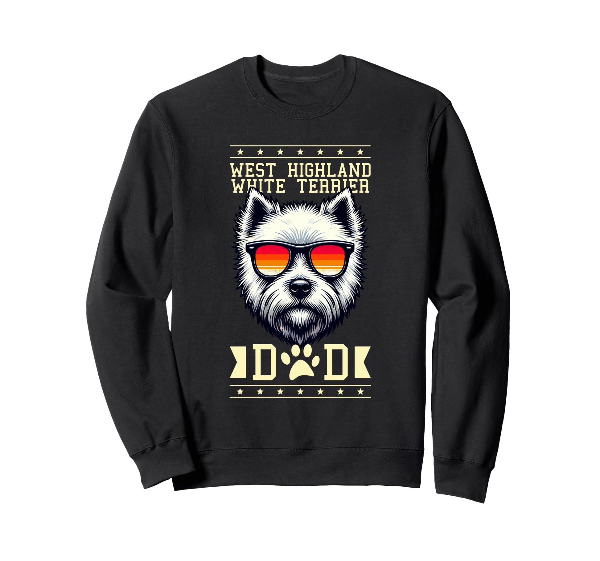 Sunglasses West Highland White Sweatshirt - Fun Novelty Design Men Women - T-Shirt, Sweatshirt, Hoodie