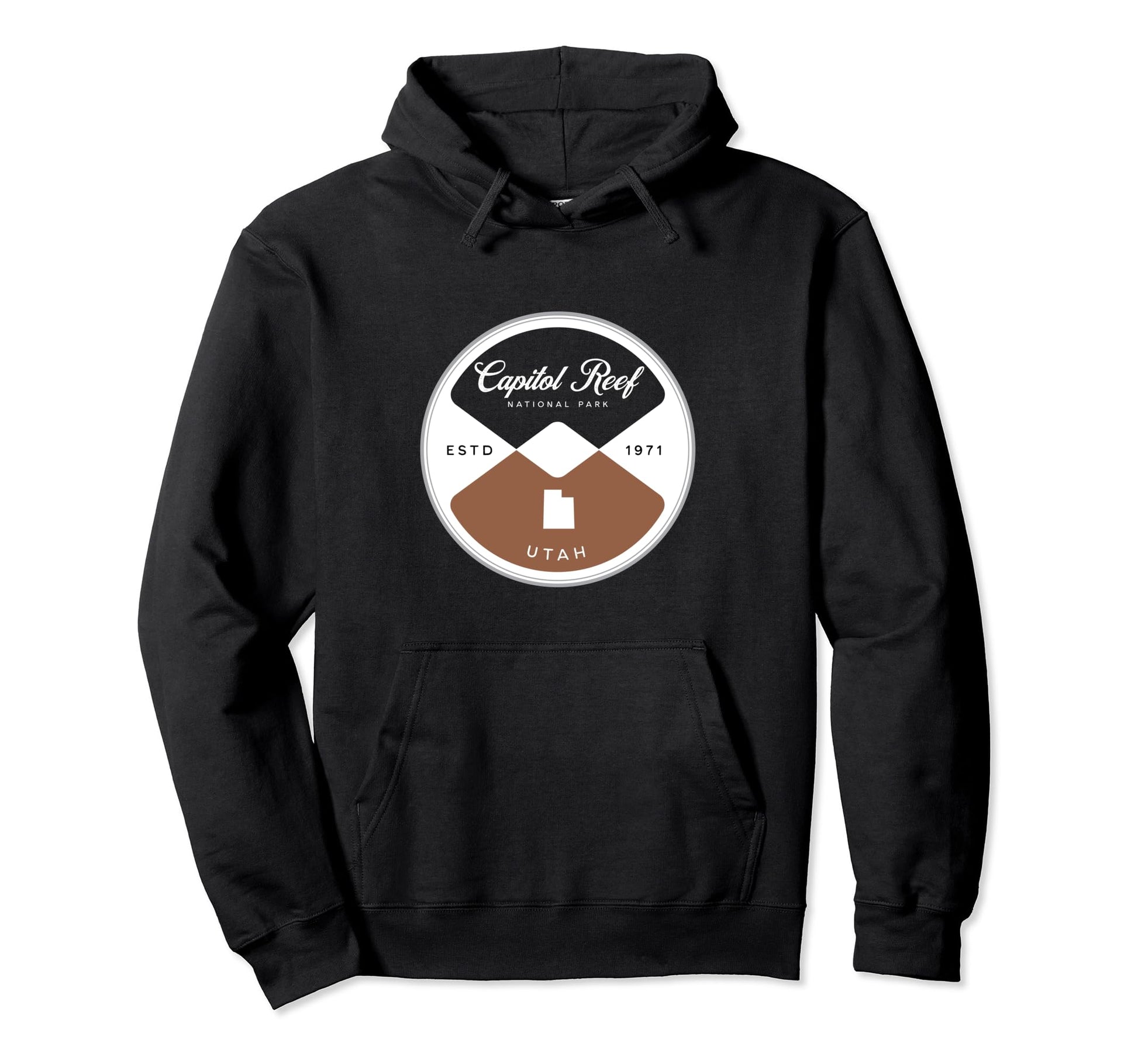 Capitol Reef National Park Utah Circle Hoodie - Novelty Apparel for Adults - T-Shirt, Sweatshirt, Hoodie