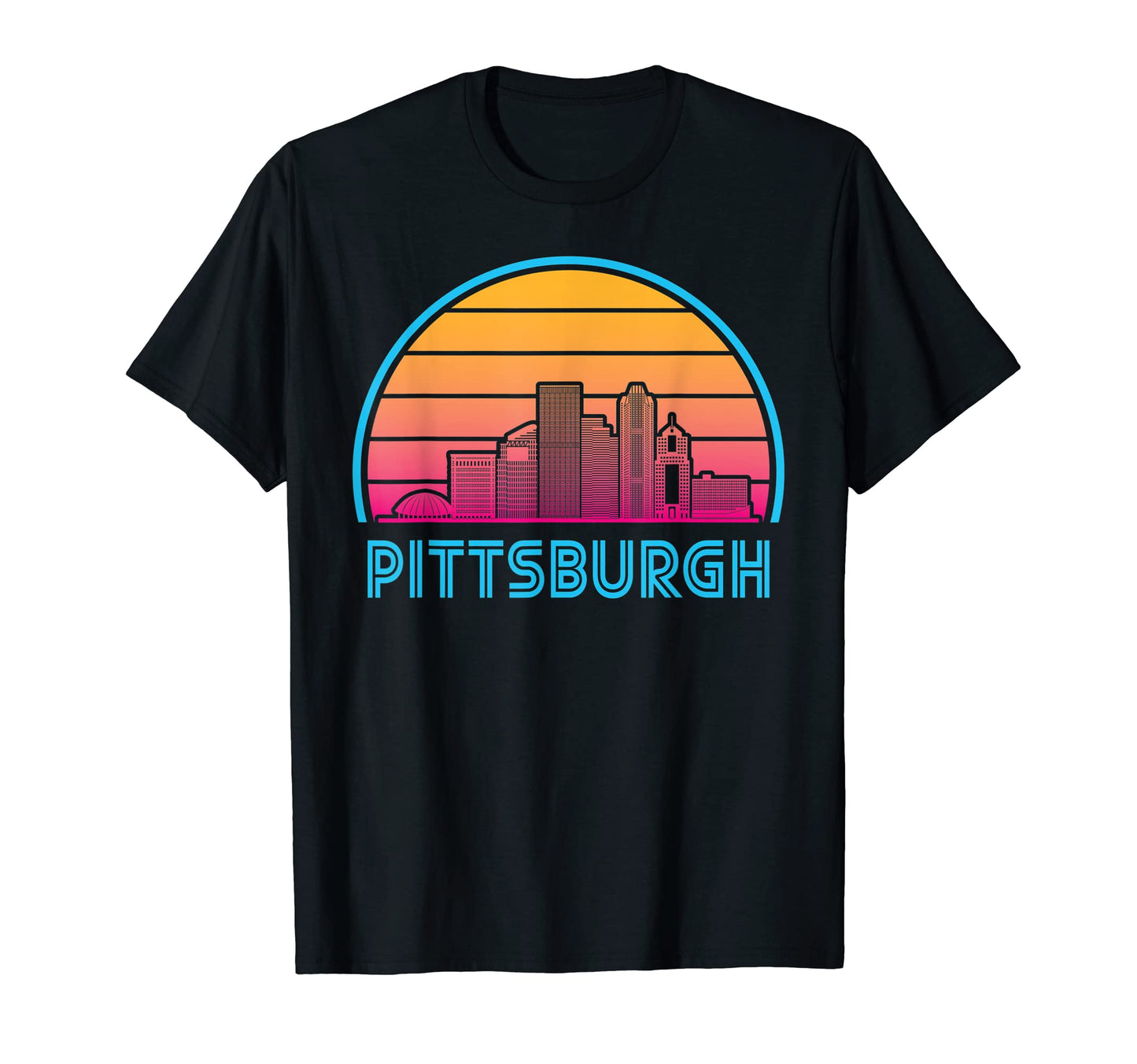 Pittsburgh Pennsylvania Skyline City T-Shirt - Minimalist Print for Adults - T-Shirt, Sweatshirt, Hoodie