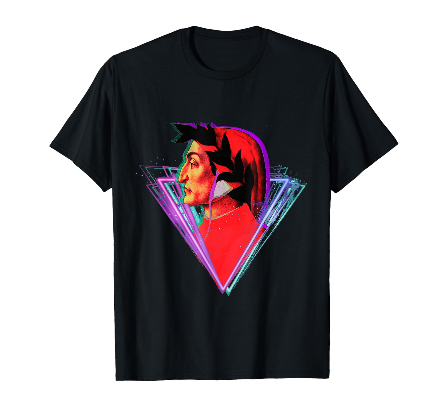 Dante Alighieri Vaporwave Aesthetic T-Shirt - Minimalist Print Men Women - T-Shirt, Sweatshirt, Hoodie
