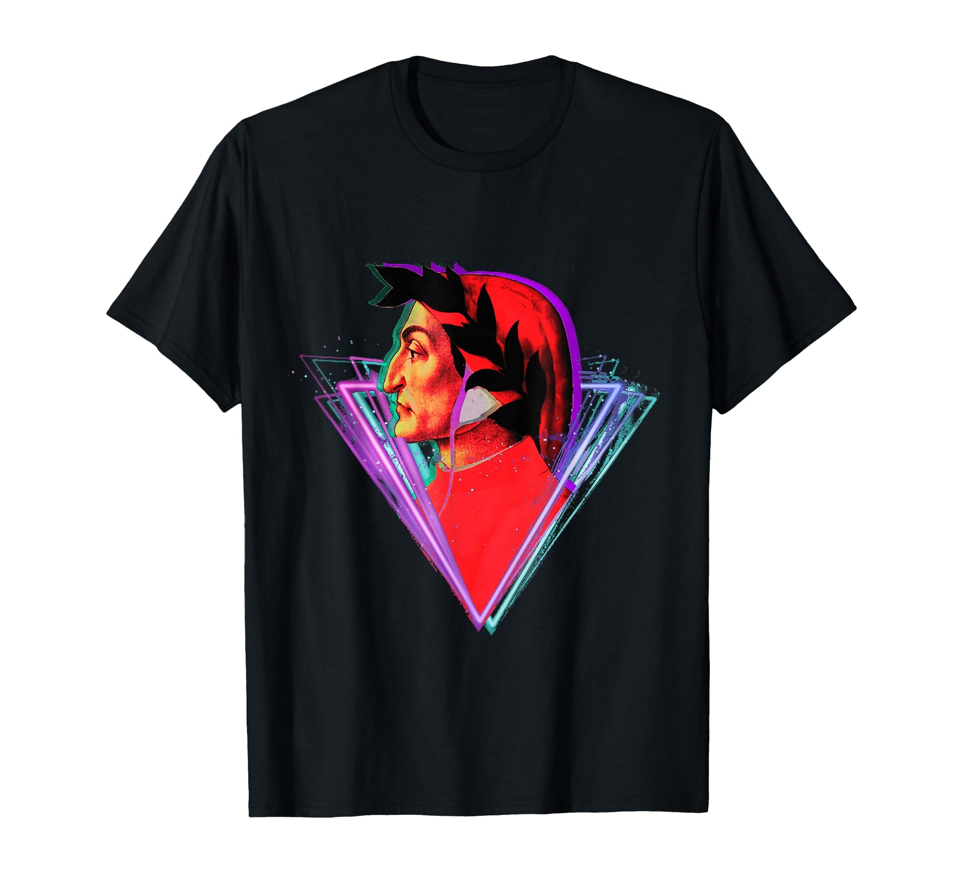 Dante Alighieri Vaporwave Aesthetic T-Shirt - Minimalist Print Men Women - T-Shirt, Sweatshirt, Hoodie
