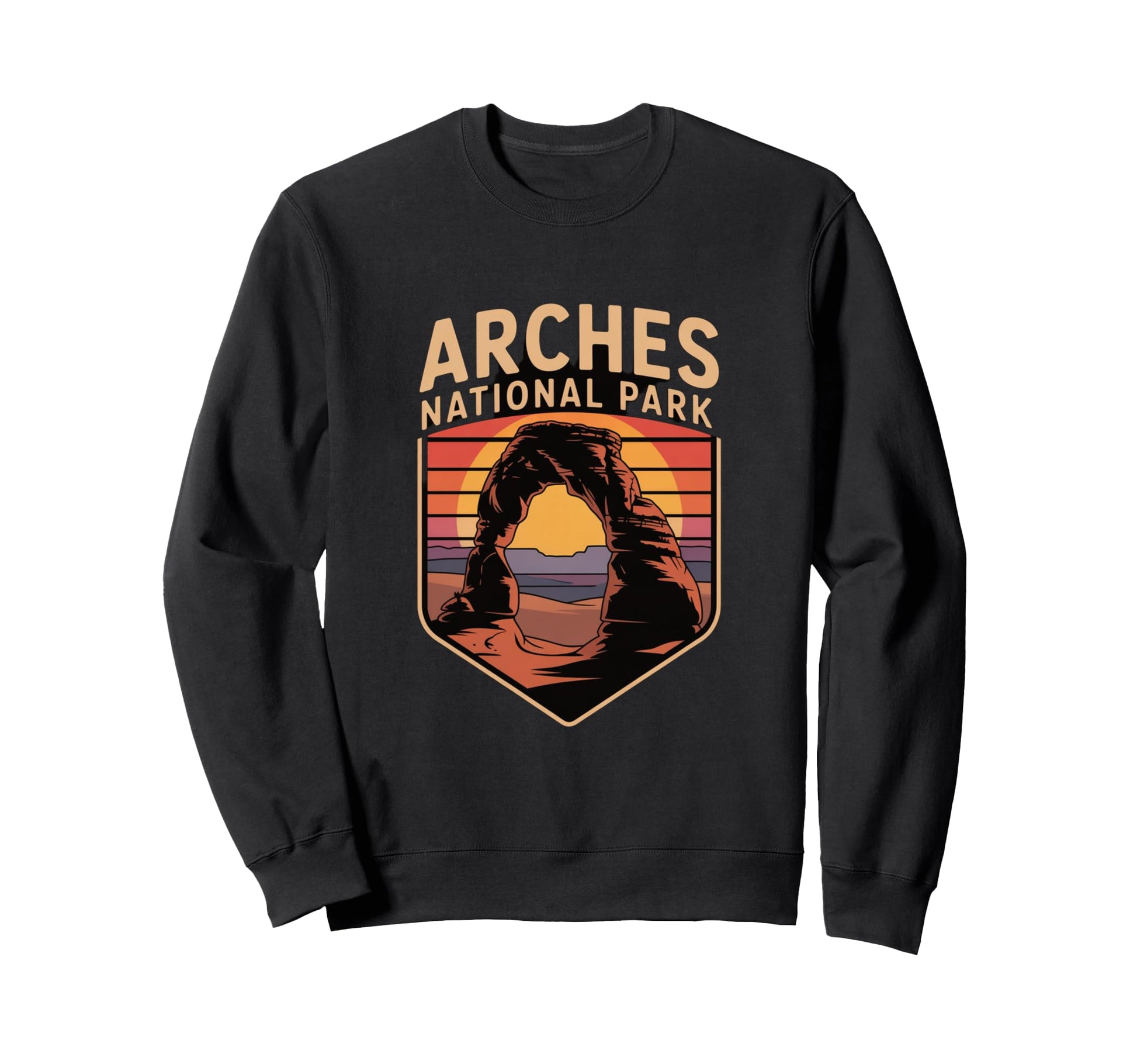 Arches National Park Travel Sweatshirt - Minimalist Print Unisex - T-Shirt, Sweatshirt, Hoodie