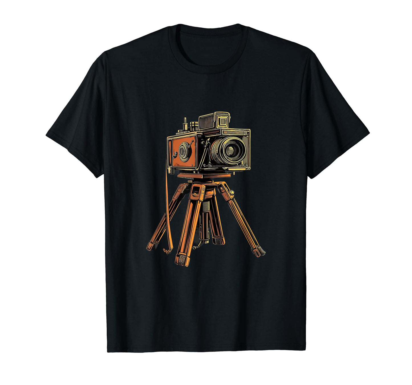 Photography Camera Tripod Photographer T-Shirt - Graphic Print Unisex - T-Shirt, Sweatshirt, Hoodie