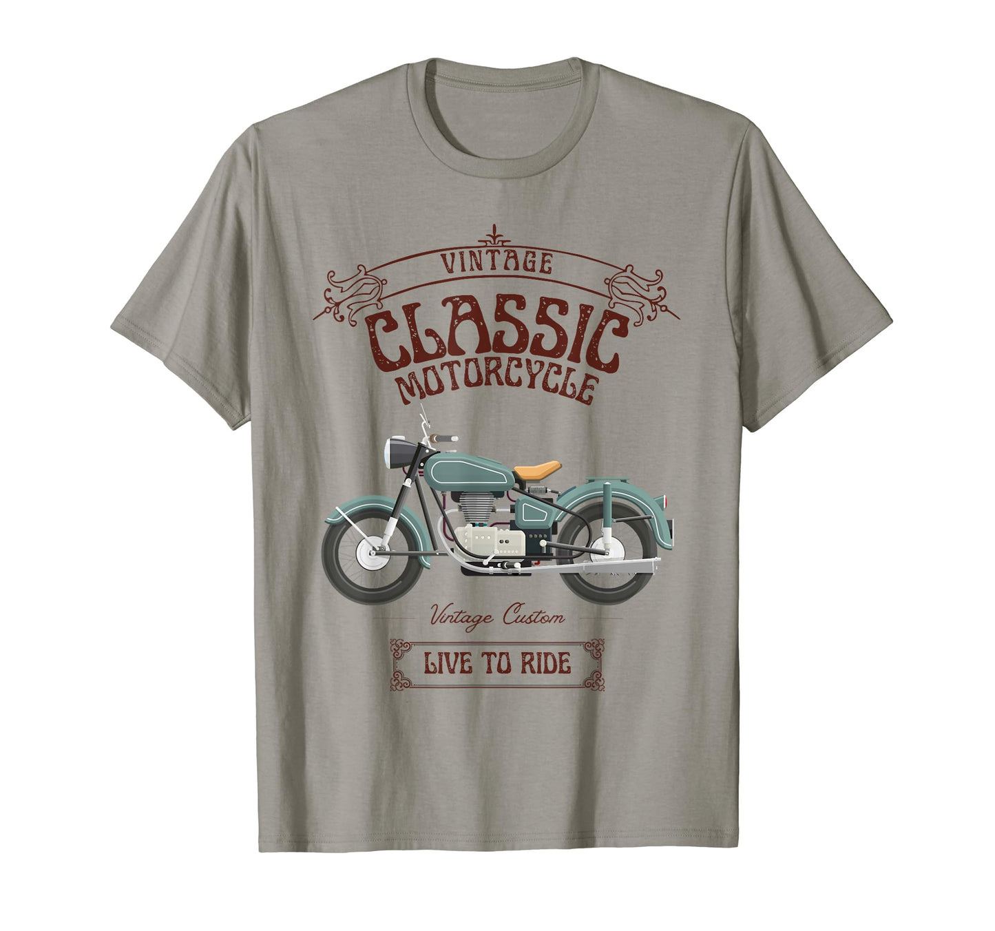 Motorcycle Biker Biking Motorcycling T-Shirt - Unique Graphic Men Women - T-Shirt, Sweatshirt, Hoodie