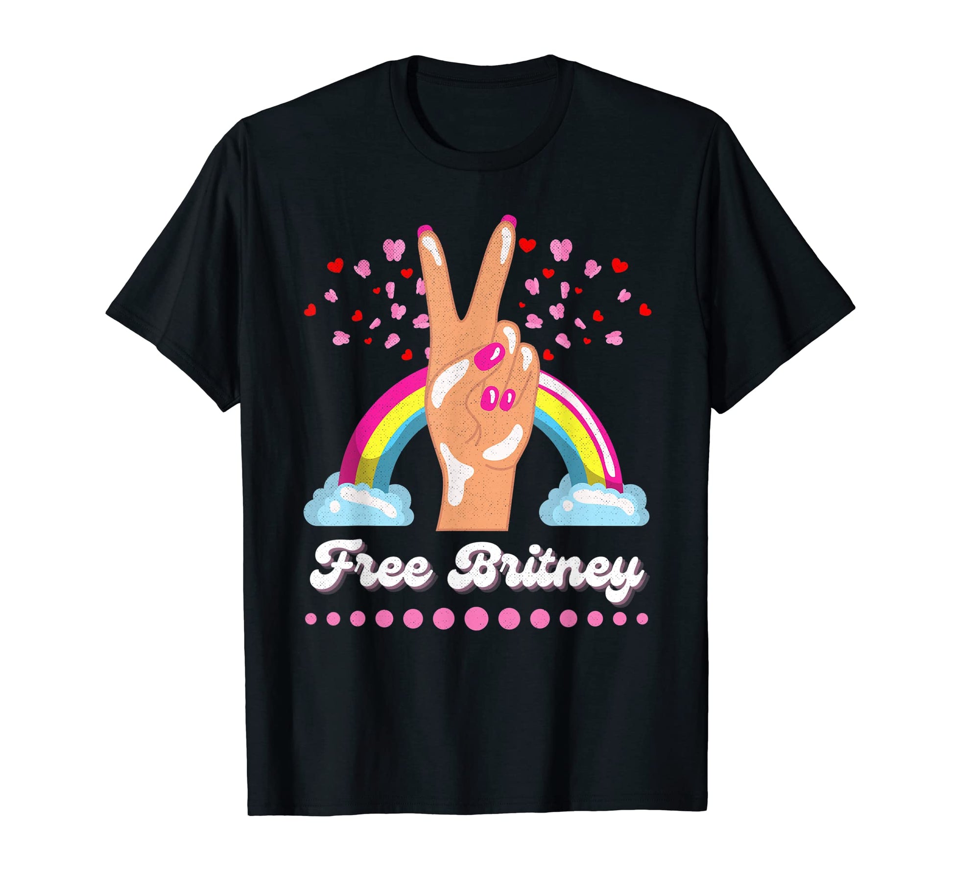 Free Britney Meme Peace Sign Love T-Shirt - Streetwear Style for Adults - T-Shirt, Sweatshirt, Hoodie