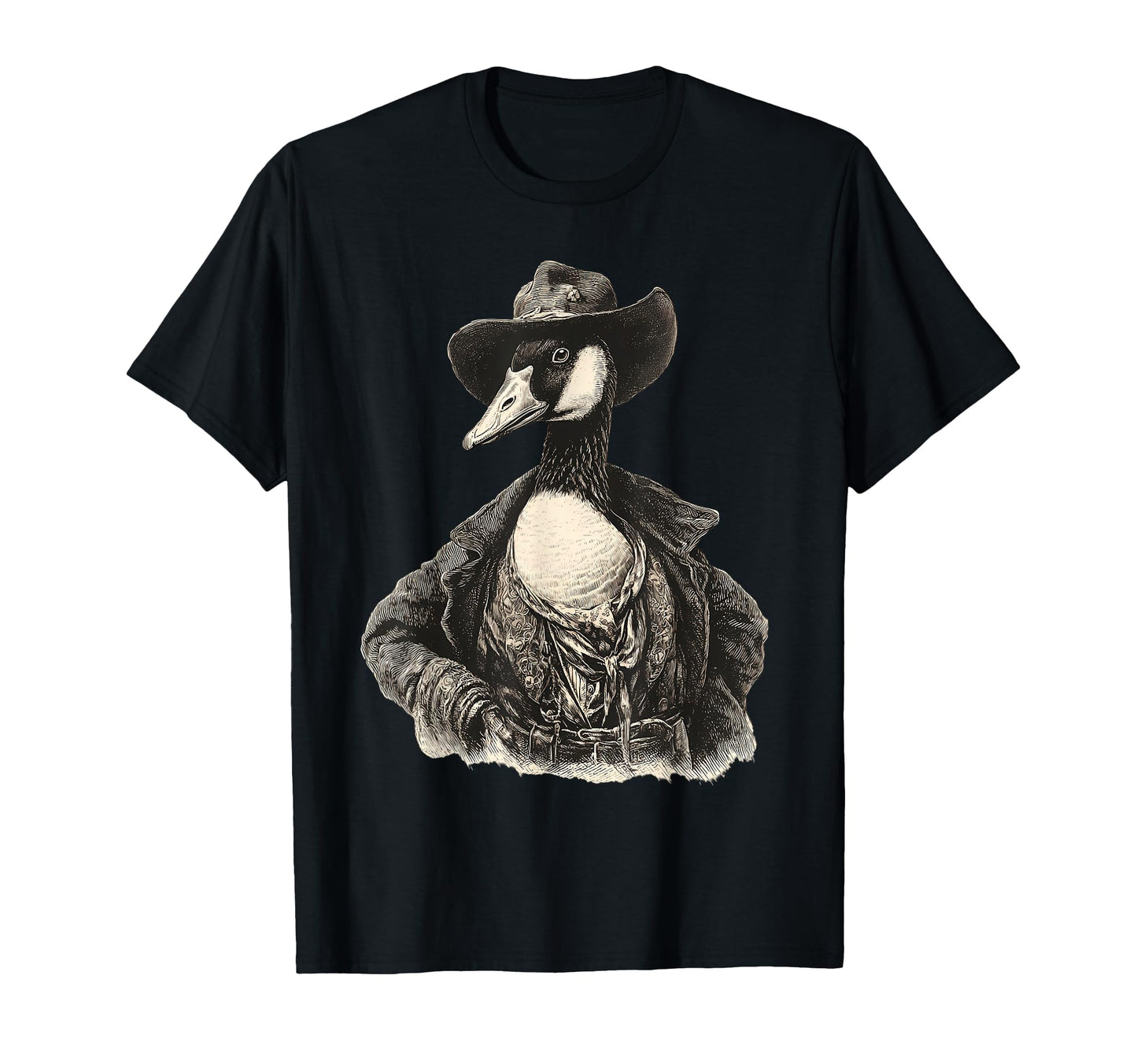 Country Cowboy Goose Rodeo T-Shirt - Casual Everyday Wear for Adults - T-Shirt, Sweatshirt, Hoodie