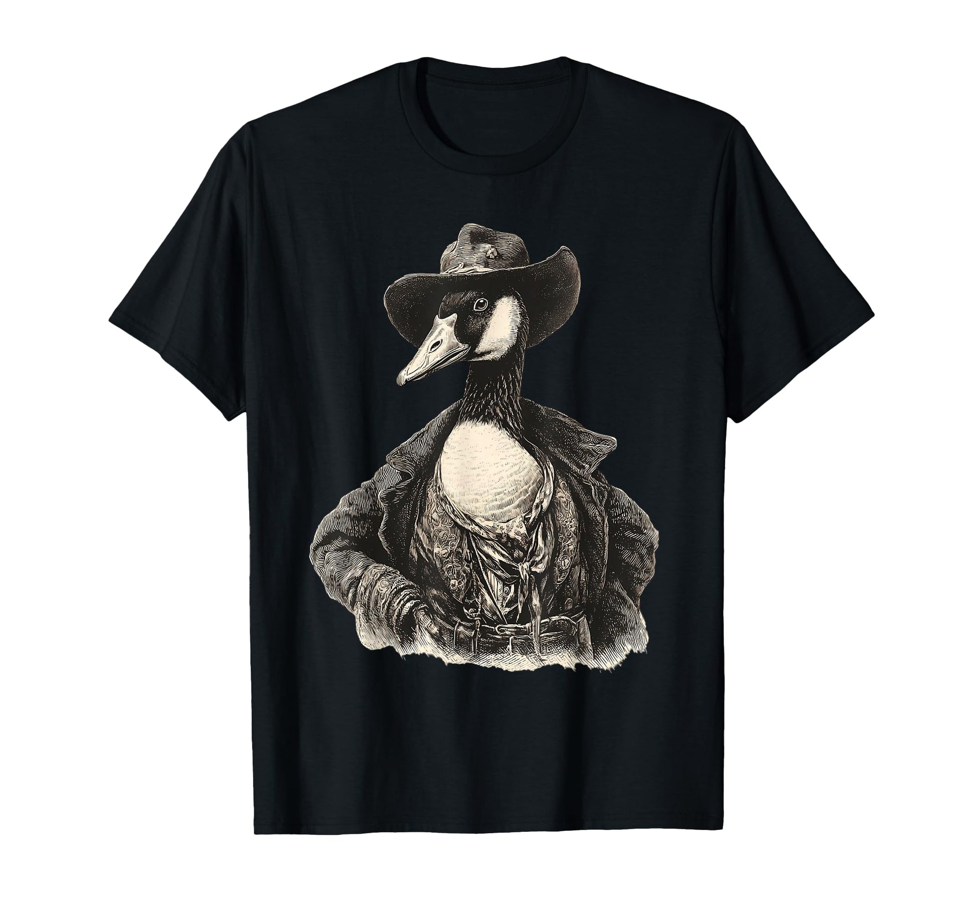 Country Cowboy Goose Rodeo T-Shirt - Casual Everyday Wear for Adults - T-Shirt, Sweatshirt, Hoodie