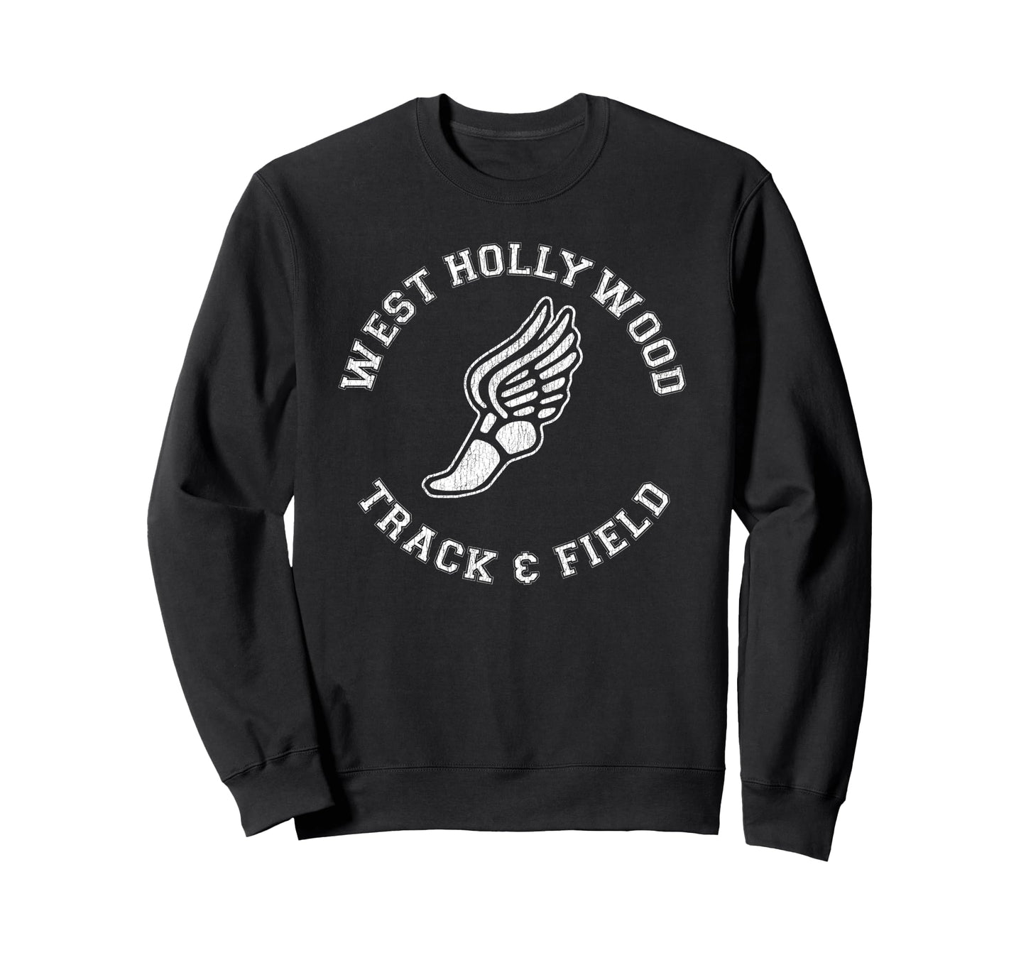 West Hollywood Track Field Sweatshirt - Trendy Graphic for Adults - T-Shirt, Sweatshirt, Hoodie