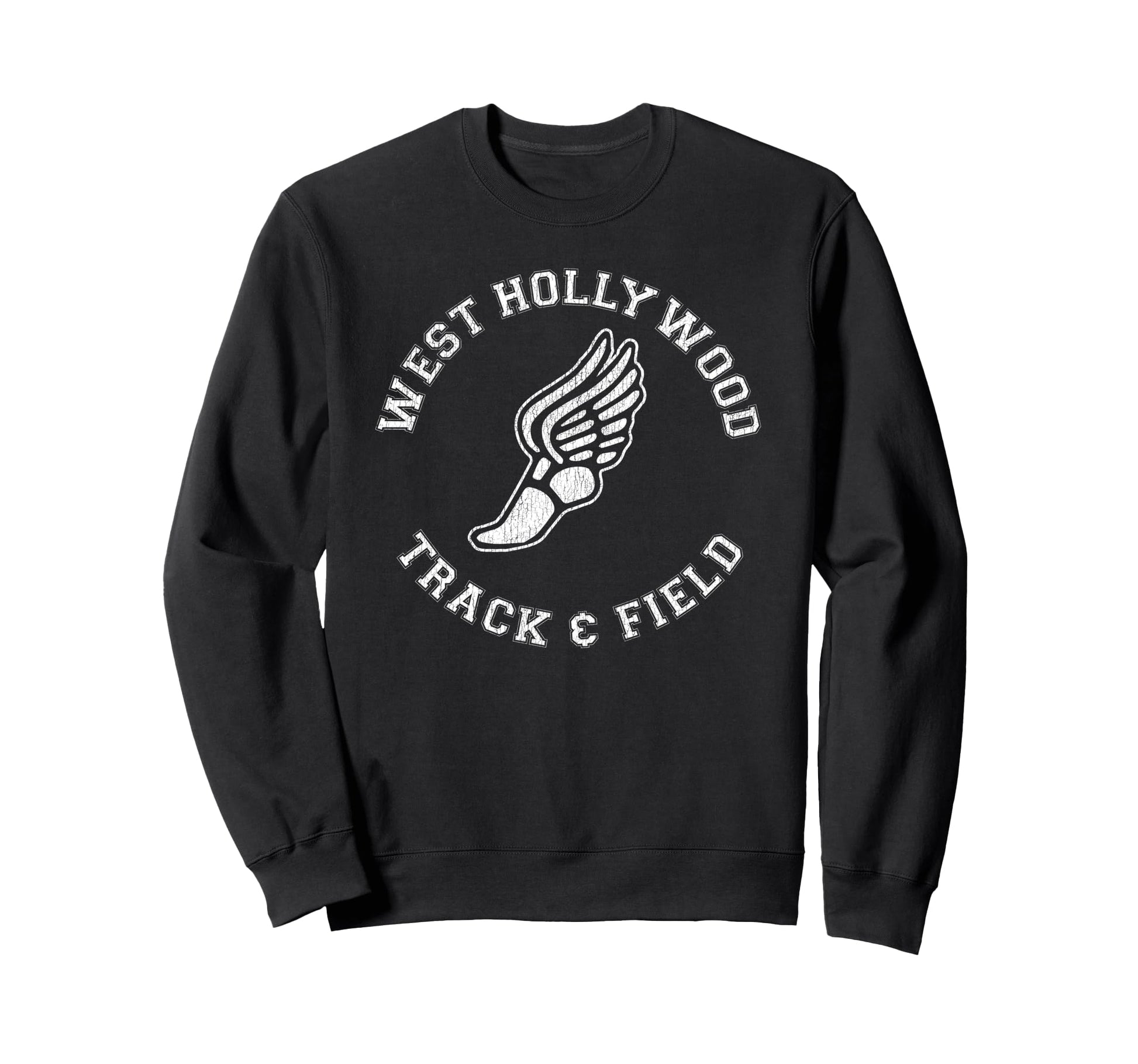 West Hollywood Track Field Sweatshirt - Trendy Graphic for Adults - T-Shirt, Sweatshirt, Hoodie