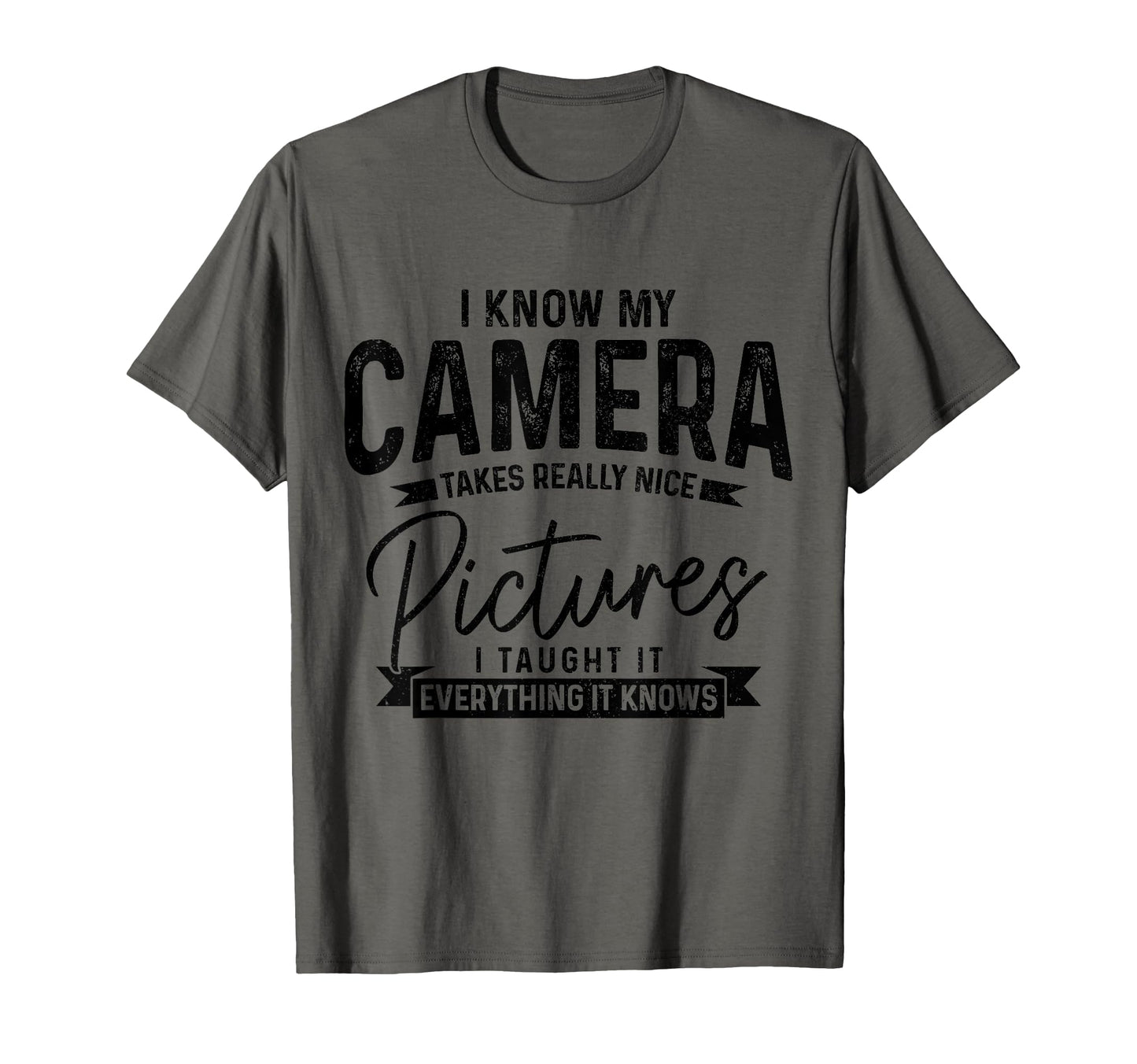 Funny Photographer Camera Funny T-Shirt - Fun Novelty Design for Adults - T-Shirt, Sweatshirt, Hoodie