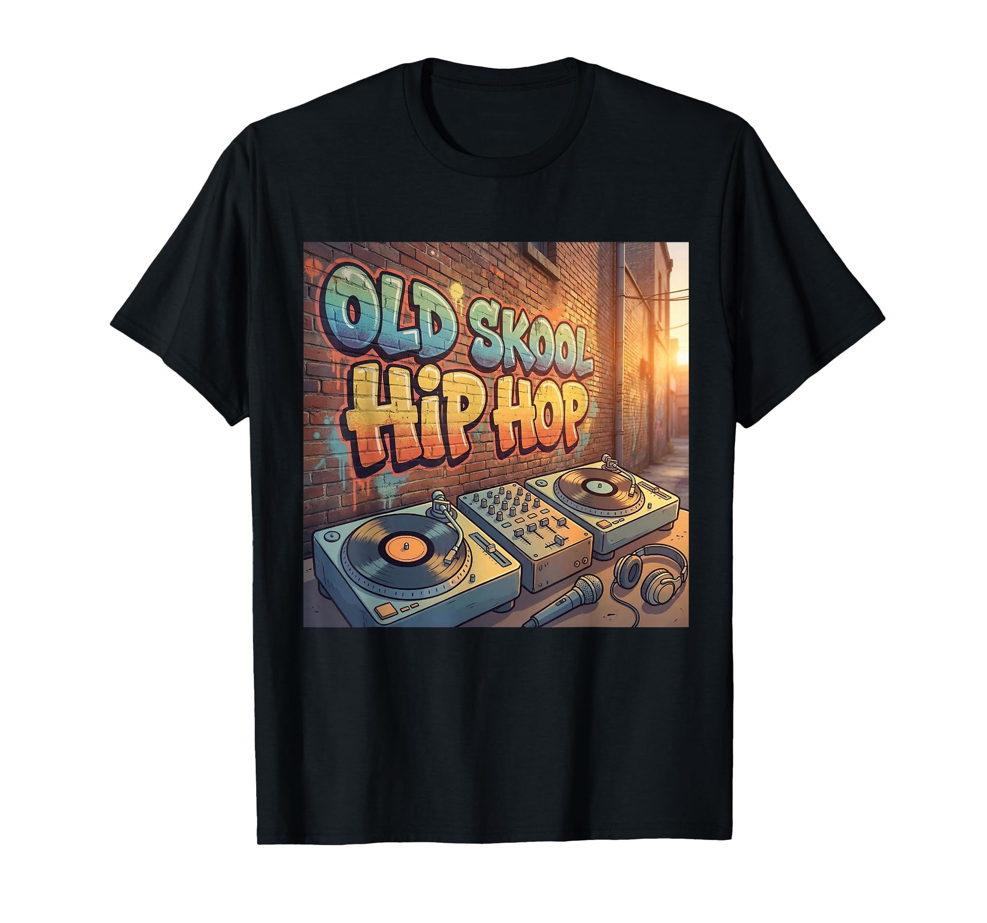 Old Skool Hip Hop Music 80S 90S T-Shirt - Aesthetic Graphic Unisex - T-Shirt, Sweatshirt, Hoodie