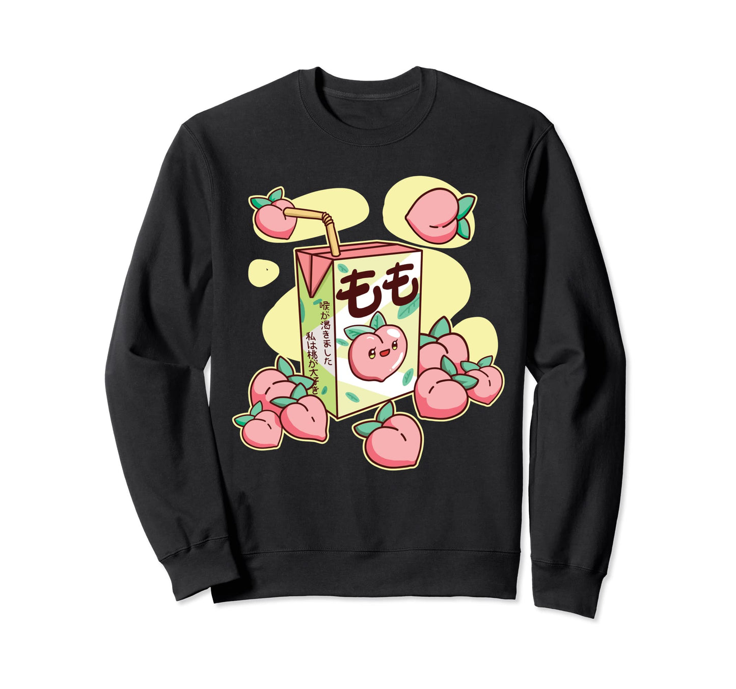 90S Japanese Juice Milk Aesthetic Sweatshirt - Aesthetic Graphic Unisex - T-Shirt, Sweatshirt, Hoodie