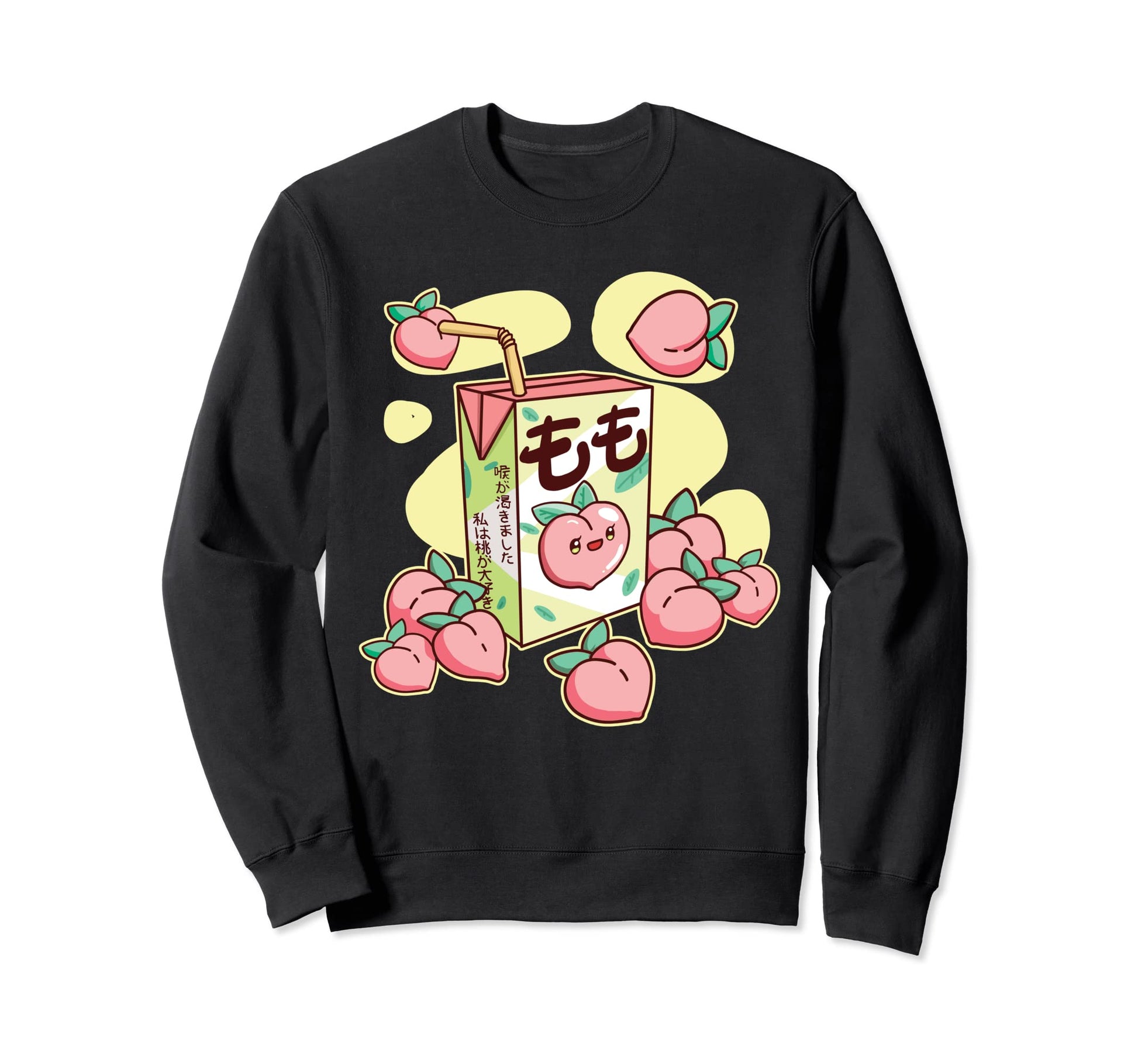 90S Japanese Juice Milk Aesthetic Sweatshirt - Aesthetic Graphic Unisex - T-Shirt, Sweatshirt, Hoodie