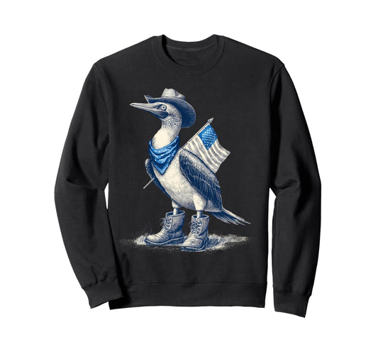 Blue Footed Booby Cowboy Cowgirl Sweatshirt - Streetwear Style Men Women - T-Shirt, Sweatshirt, Hoodie