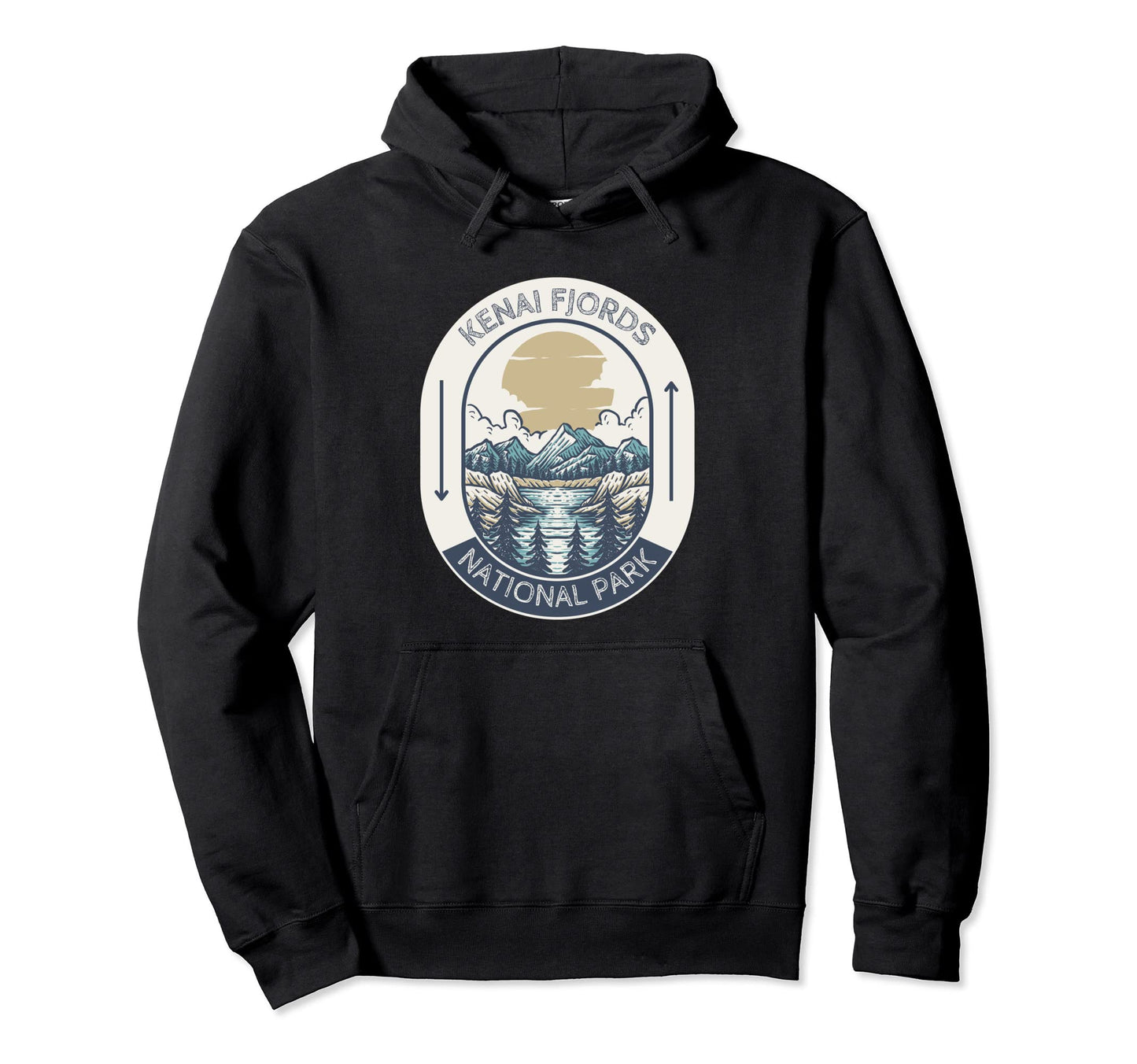 Kenai Fjords National Park Alaska Hoodie - Streetwear Style Men Women - T-Shirt, Sweatshirt, Hoodie