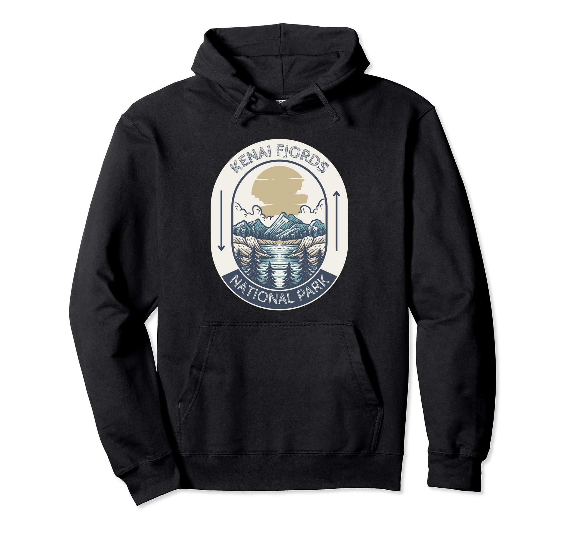 Kenai Fjords National Park Alaska Hoodie - Streetwear Style Men Women - T-Shirt, Sweatshirt, Hoodie