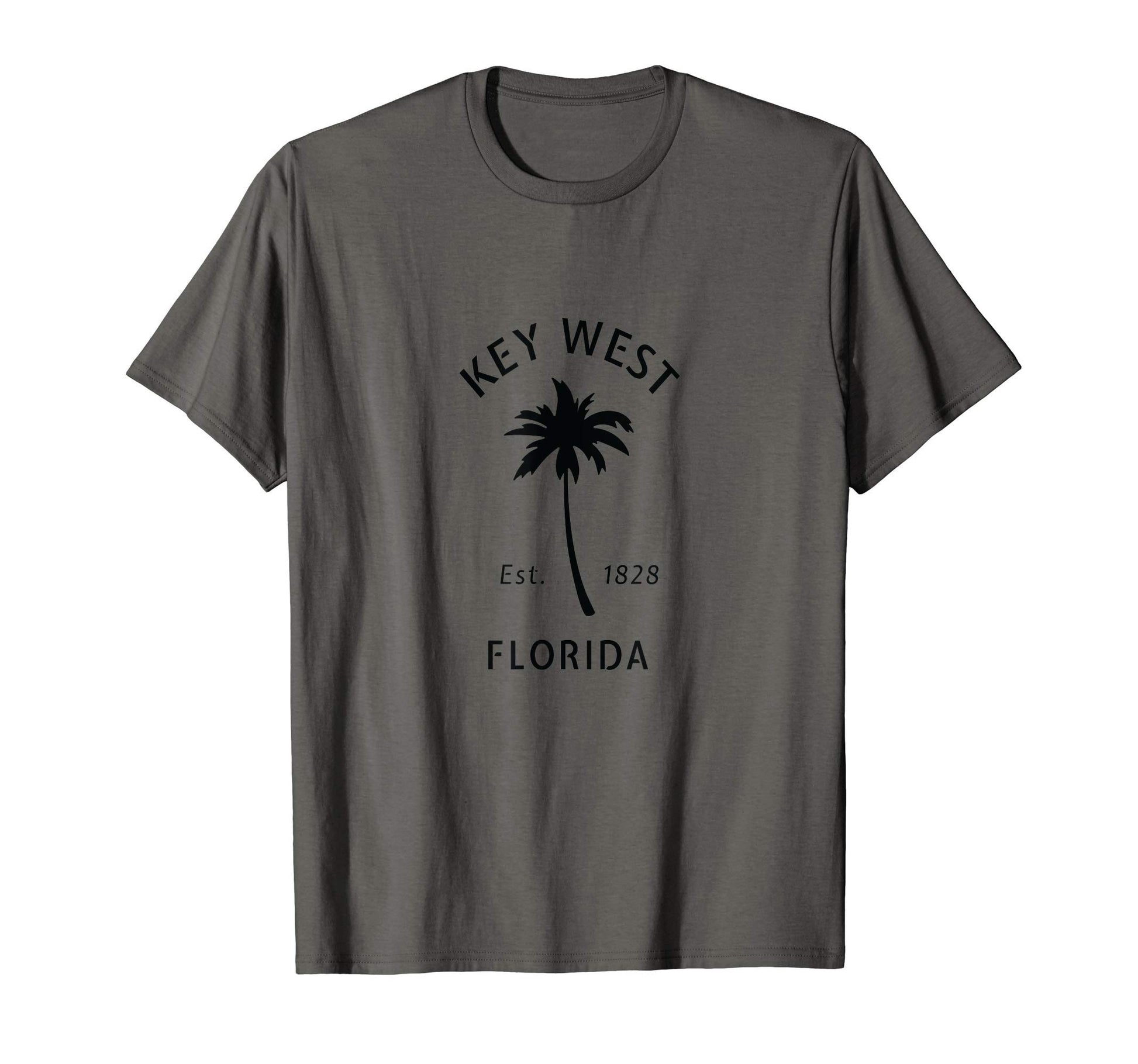 Key West Florida Palm Tree Novelty Art T-Shirt - Minimalist Print Men Women - T-Shirt, Sweatshirt, Hoodie