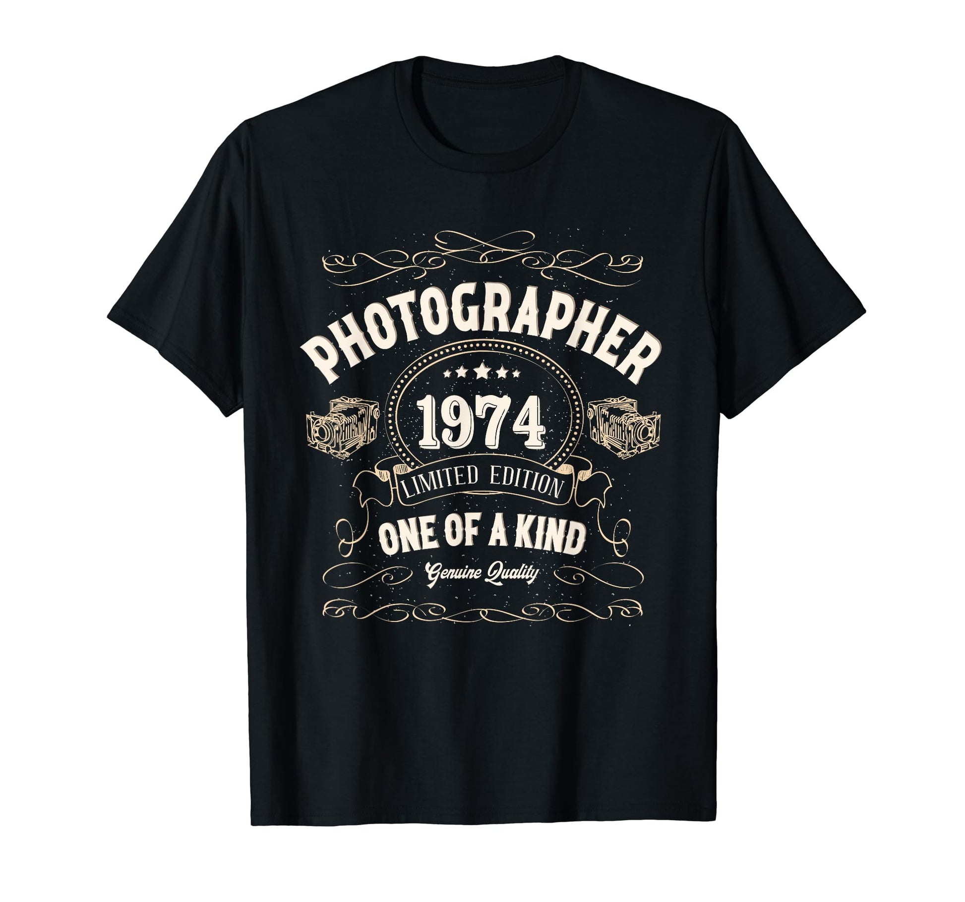 Photographer Attire Born 1974 To T-Shirt - Custom Art Print for Adults - T-Shirt, Sweatshirt, Hoodie