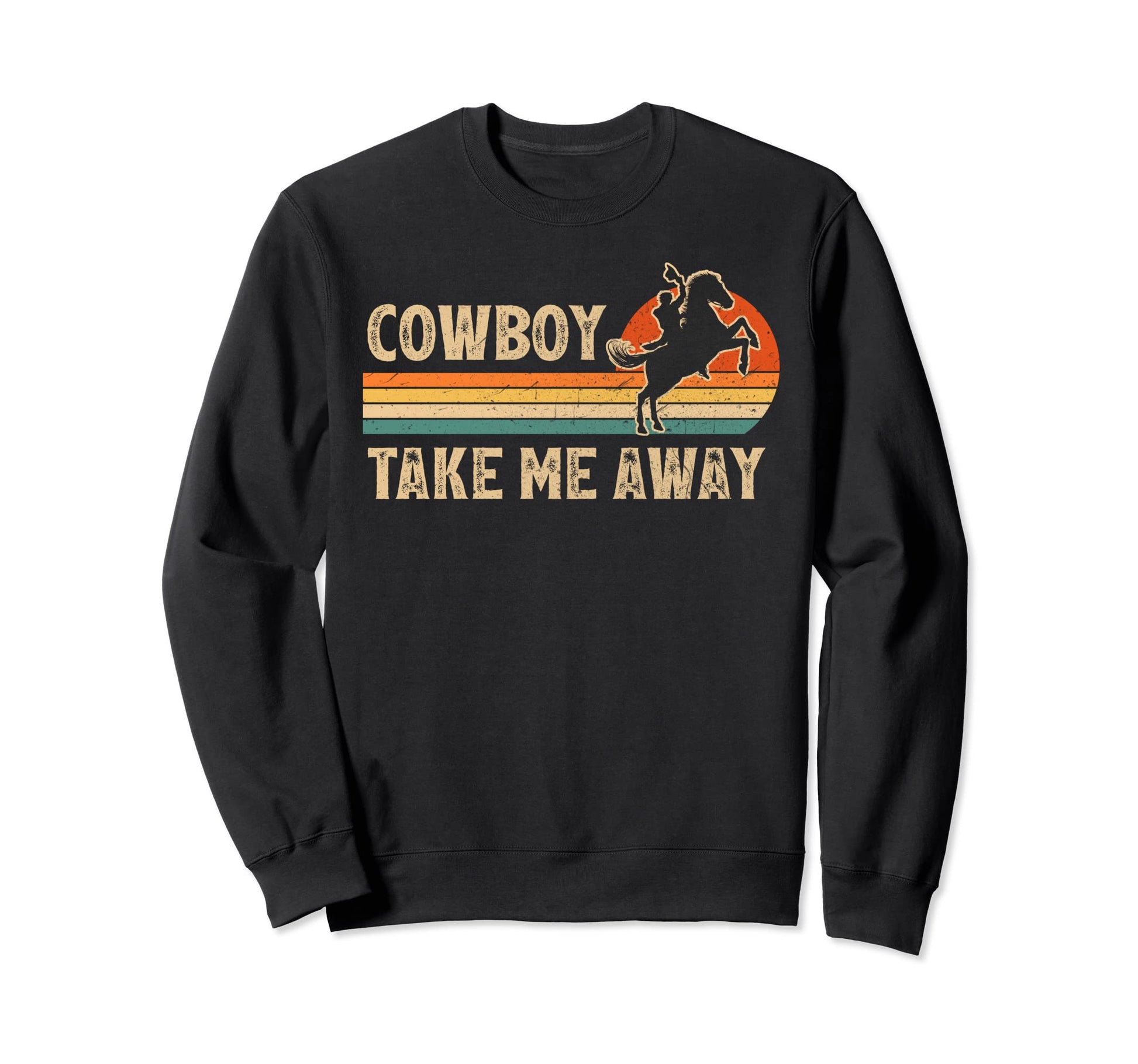 Funny Western Rodeo Country Cowboy Sweatshirt - Minimalist Print Unisex - T-Shirt, Sweatshirt, Hoodie