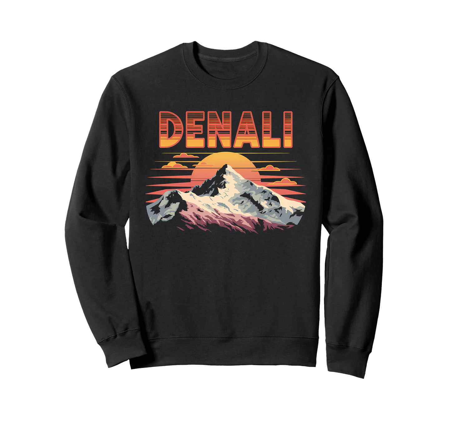 Denali National Park Mountain Sweatshirt - Novelty Apparel for Adults - T-Shirt, Sweatshirt, Hoodie