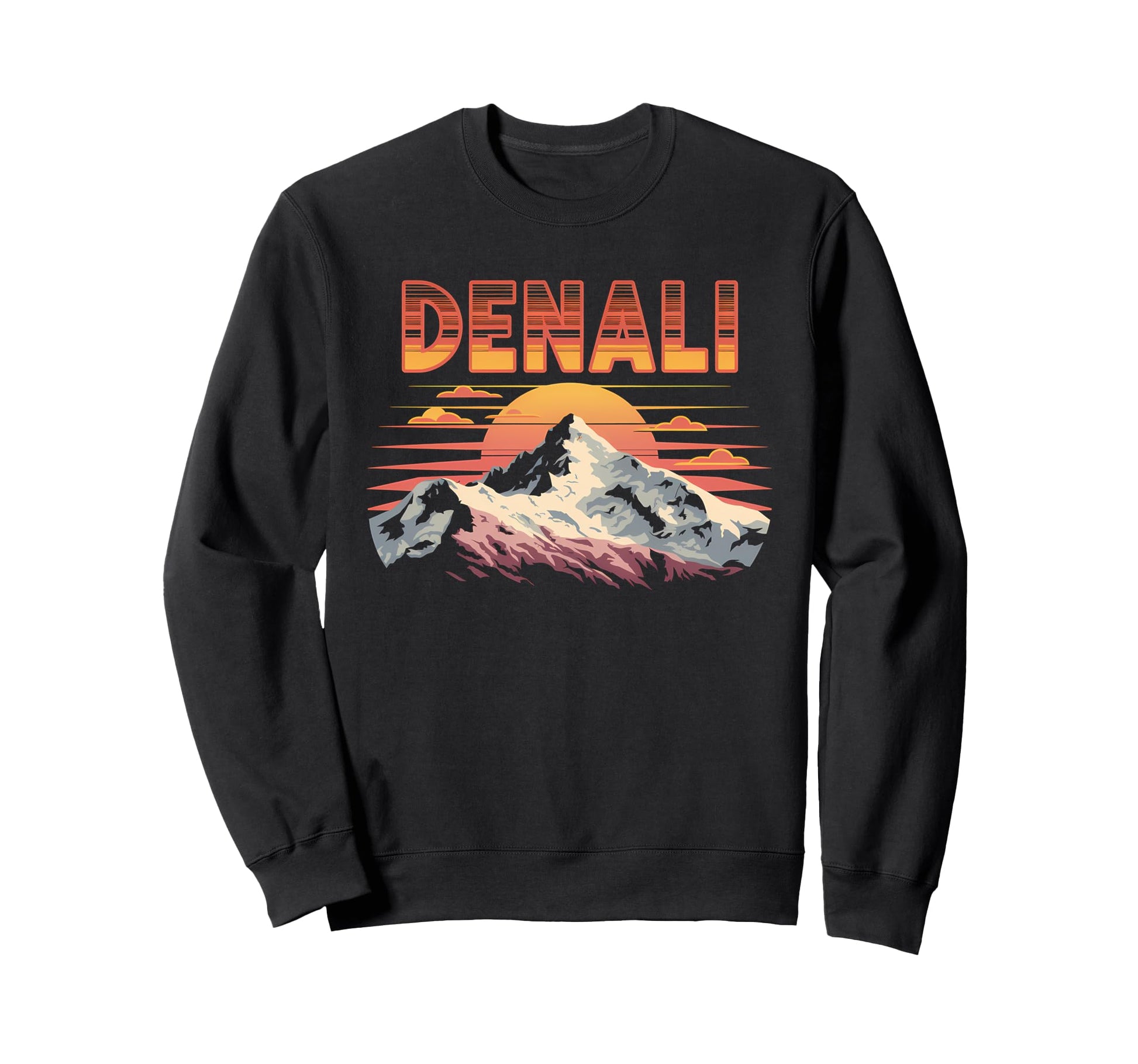 Denali National Park Mountain Sweatshirt - Unique Graphic for Adults - T-Shirt, Sweatshirt, Hoodie