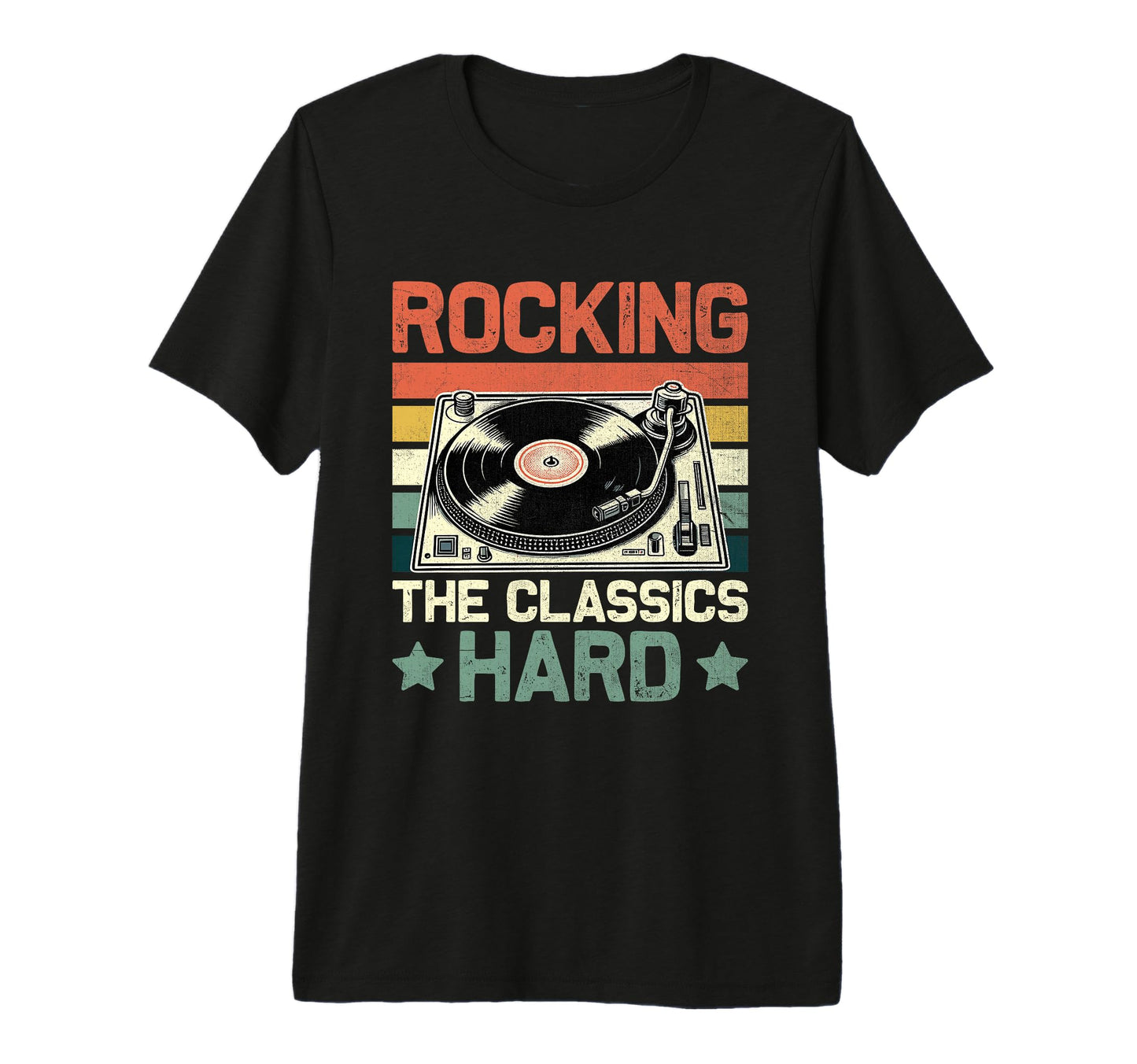Funny Old School Dj Equipment Table T-Shirt - Streetwear Style for Adults - T-Shirt, Sweatshirt, Hoodie