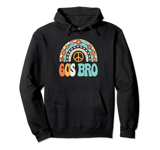 60S Bro 1960S Hippie Party Outfit Hoodie - Custom Art Print Men Women - T-Shirt, Sweatshirt, Hoodie