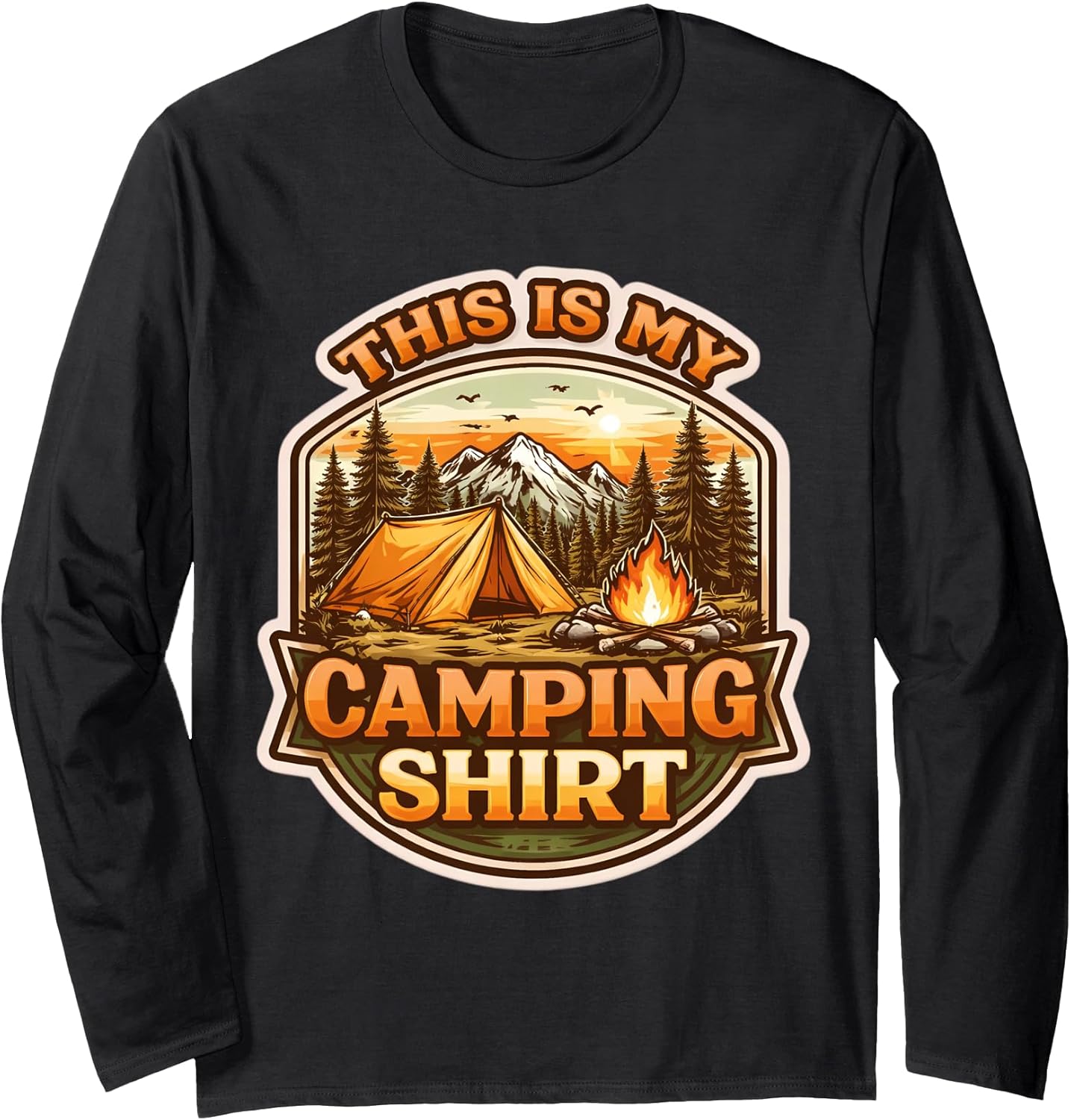 Camper Camp Lover Outdoor This Is My Camping Merch - Adult & Kids T-Shirts, Sweatshirts & Hoodies apparel design preview 1