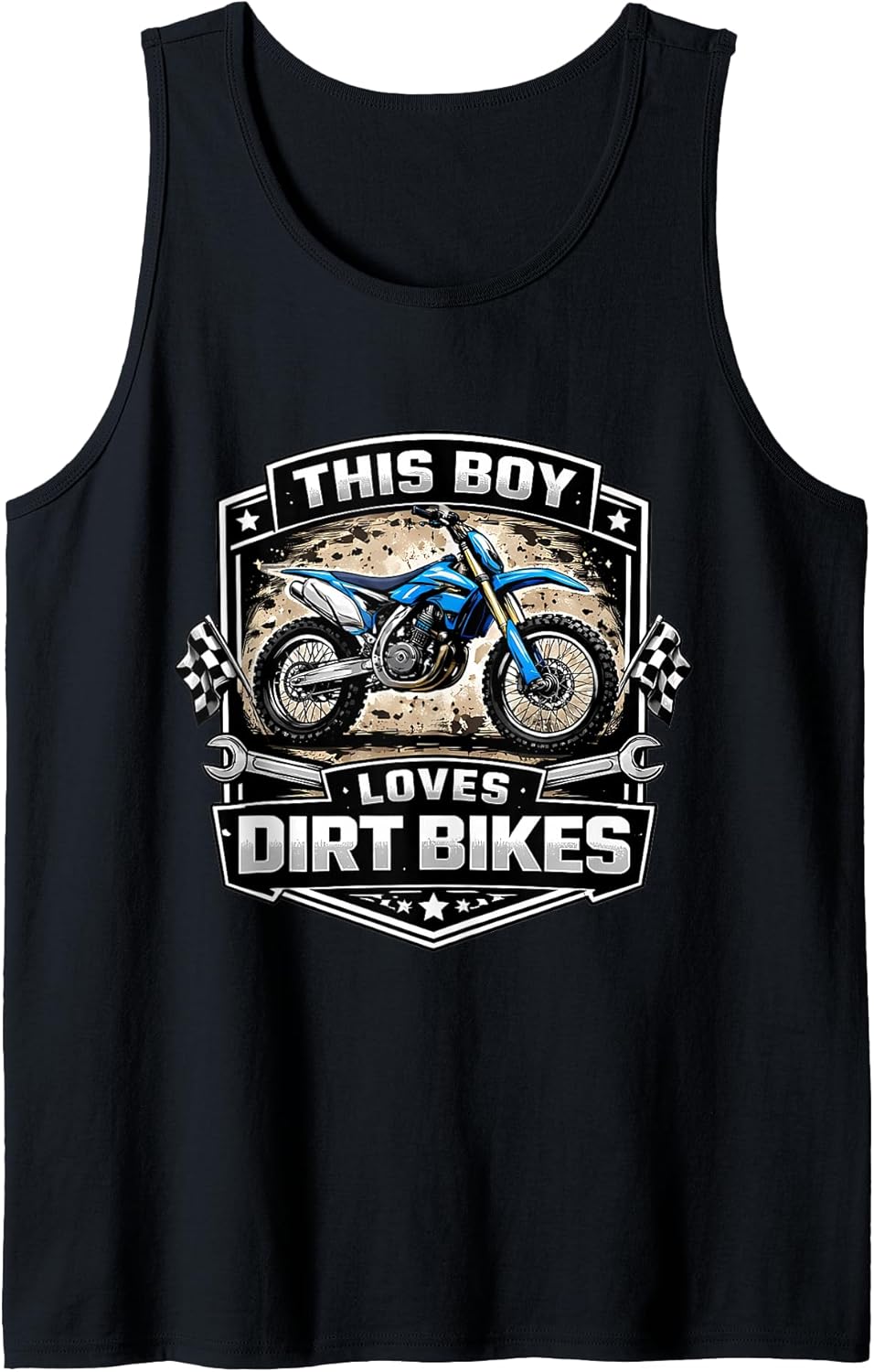This Boy Loves Dirt Bikes Motocross Merch - Adult & Kids T-Shirts, Sweatshirts & Hoodies apparel design preview 1