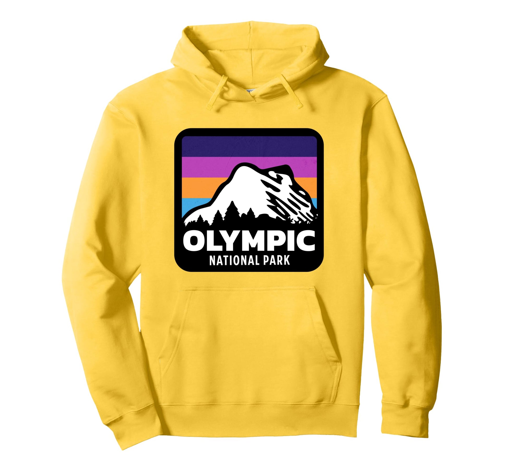Olympic National Park Washington Family Hoodie - Graphic Print for Adults - T-Shirt, Sweatshirt, Hoodie