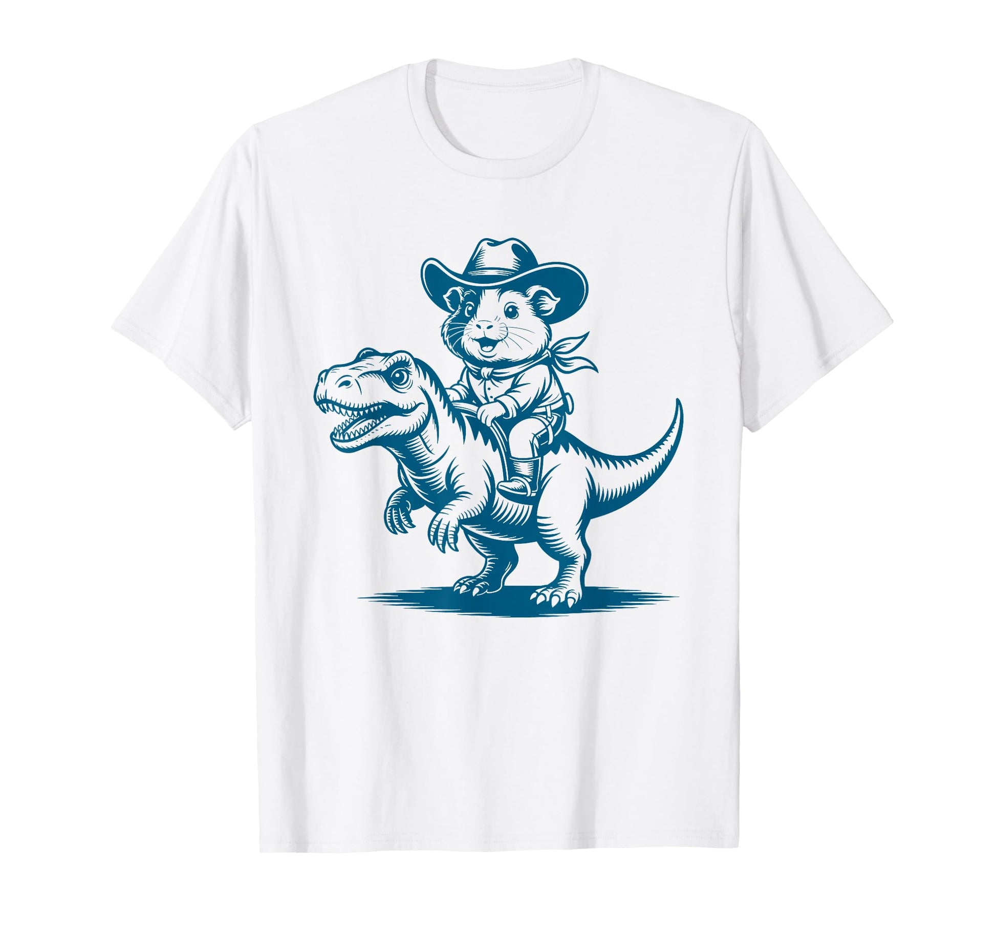 Guinea Pig Cowboy Dinosaur Accessoires T-Shirt - Trendy Graphic Men Women - T-Shirt, Sweatshirt, Hoodie