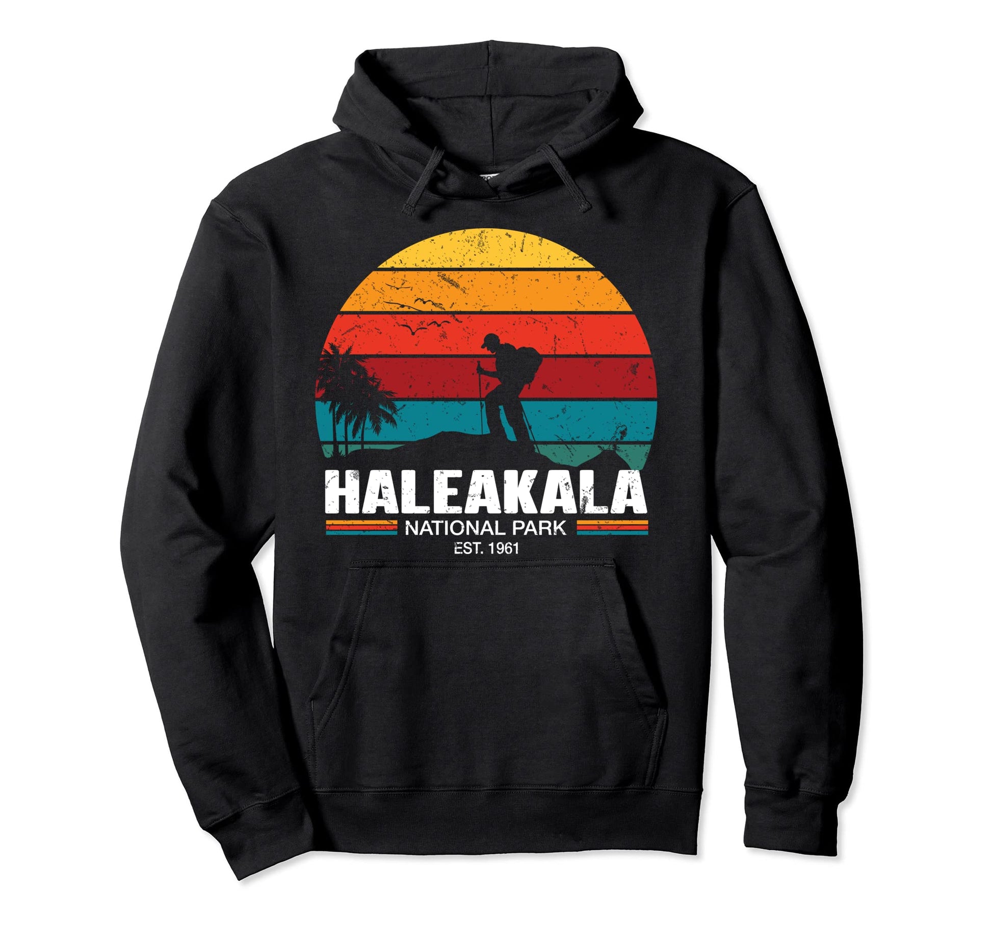 Hawaii Maui Hiking Haleakala National Hoodie - Novelty Apparel Men Women - T-Shirt, Sweatshirt, Hoodie