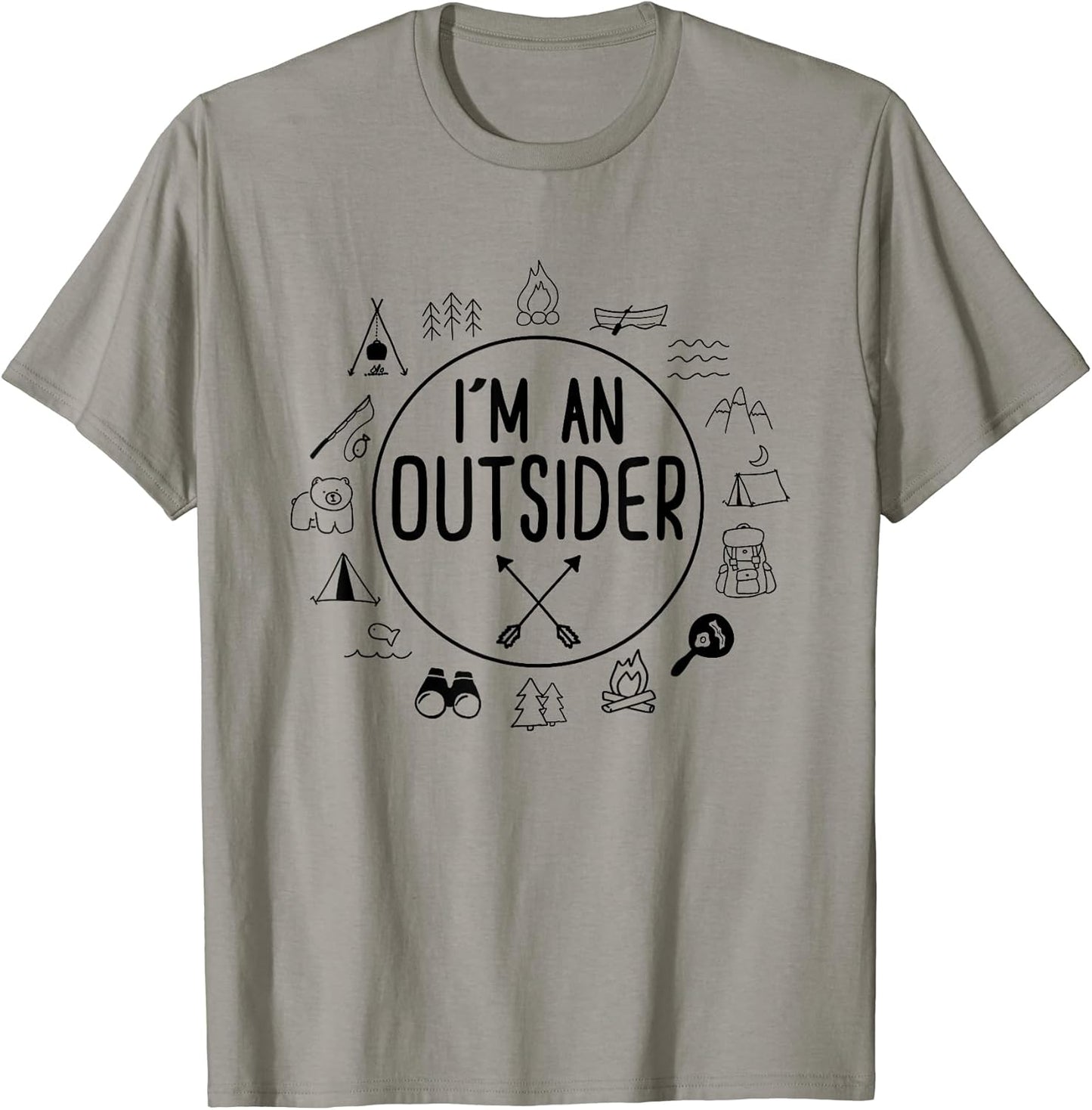 Picadilly Printables Camping - Adult & Kids T-Shirts, Sweatshirts & Hoodies apparel design preview 1