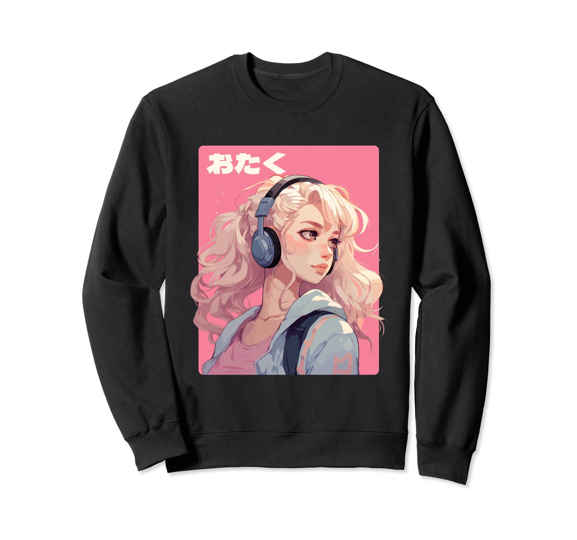 Otaku Anime Manga Japanese Sweatshirt - Unique Graphic for Adults - T-Shirt, Sweatshirt, Hoodie
