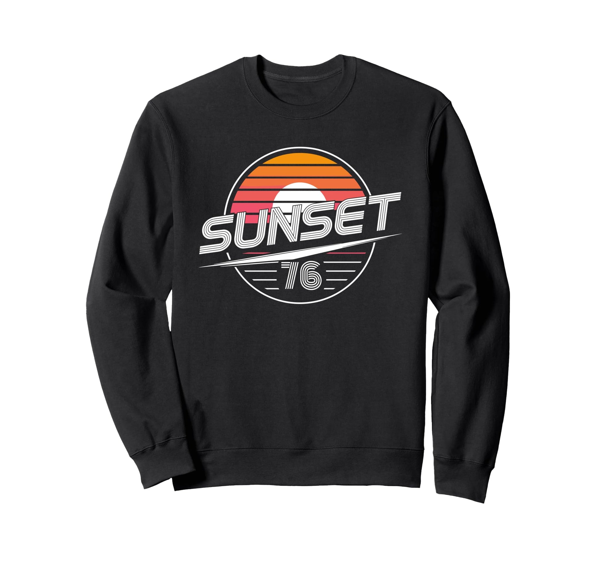 Sunset 76 50Th Birthday Vibes 1976 Sweatshirt - Minimalist Print Men Women - T-Shirt, Sweatshirt, Hoodie